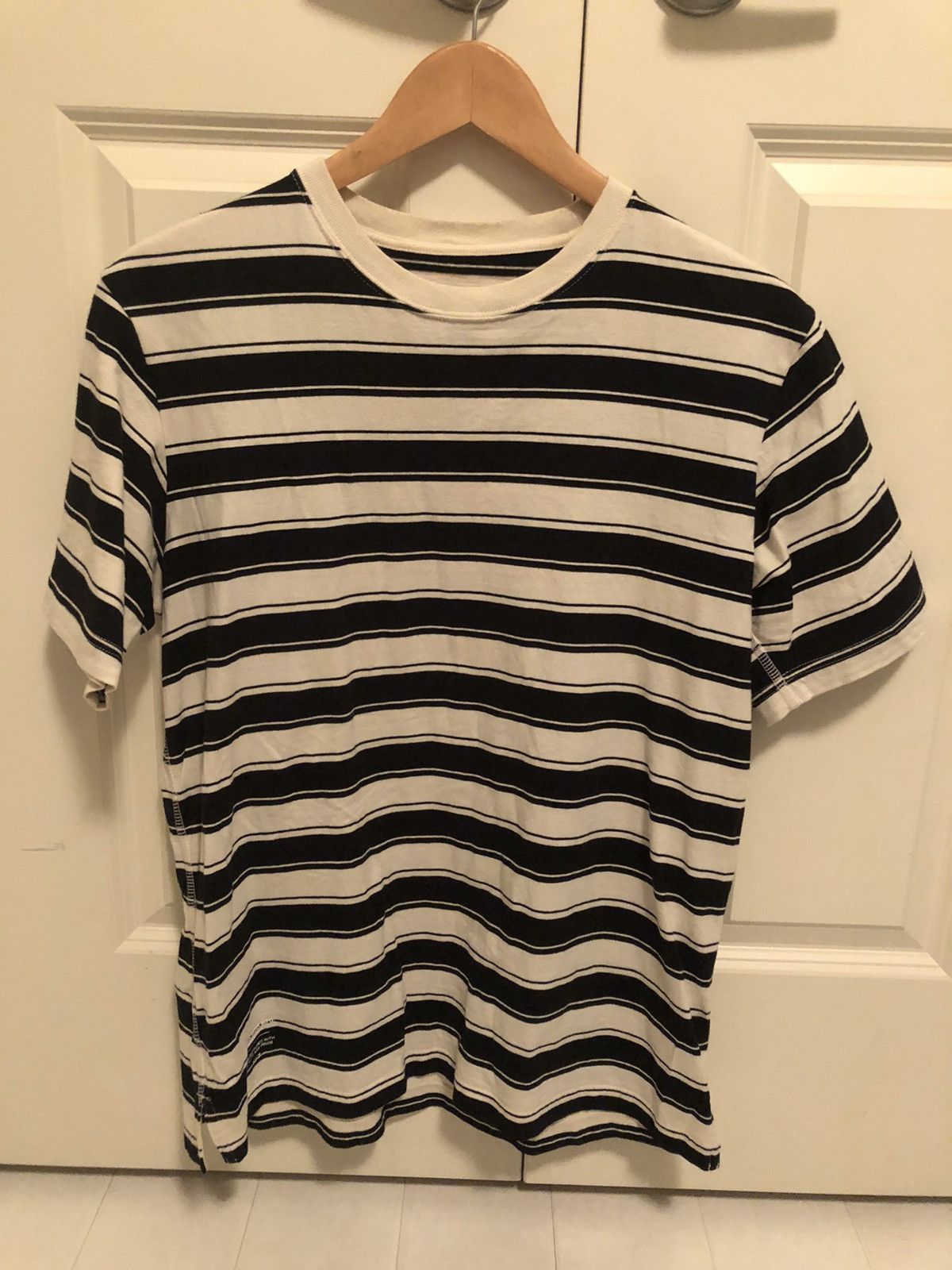 Maiden Noir Black & White Striped T-shirt | Grailed