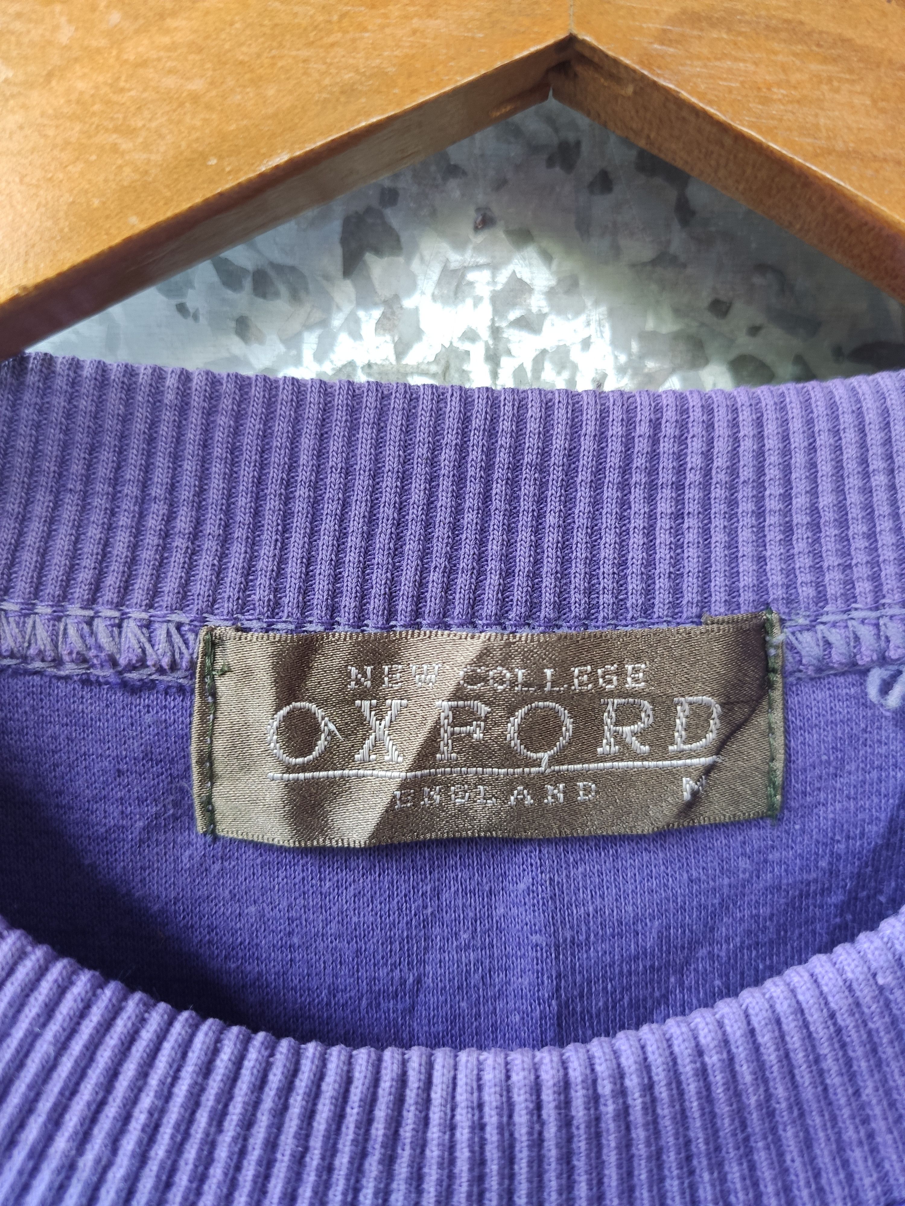 Vintage Vintage 90s Vintage OXFORD sweatshirt spell out embroidery Size US M / EU 48-50 / 2 - 4 Thumbnail