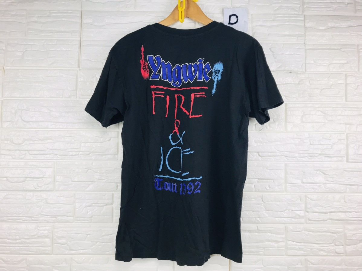 92年 YNGWIE MALMSTEEN FIRE&ICE Tシャツ 92年 YNGWIE MALMSTEEN FIRE&ICE Tシャツ イングヴェイ