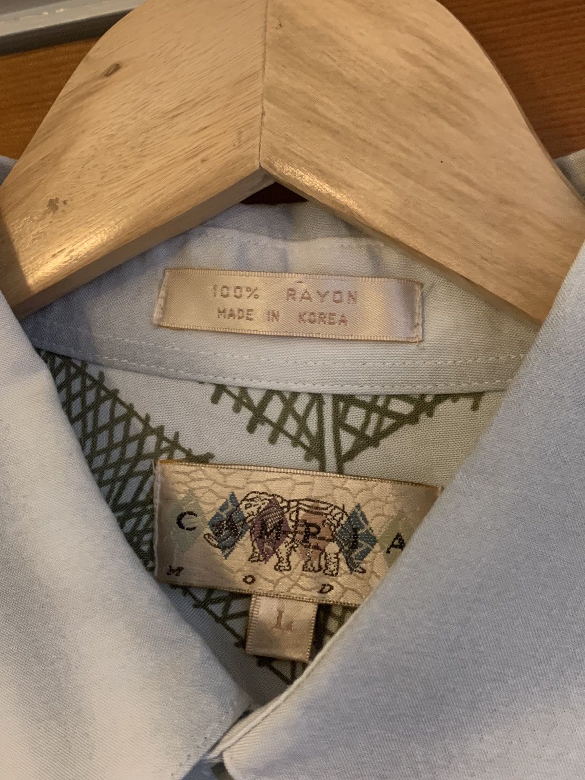 Campia Moda *RARE* Vintage Campia Moda Giraffe Landscape Rayon Shirt - L Size US L / EU 52-54 / 3 - 6 Thumbnail