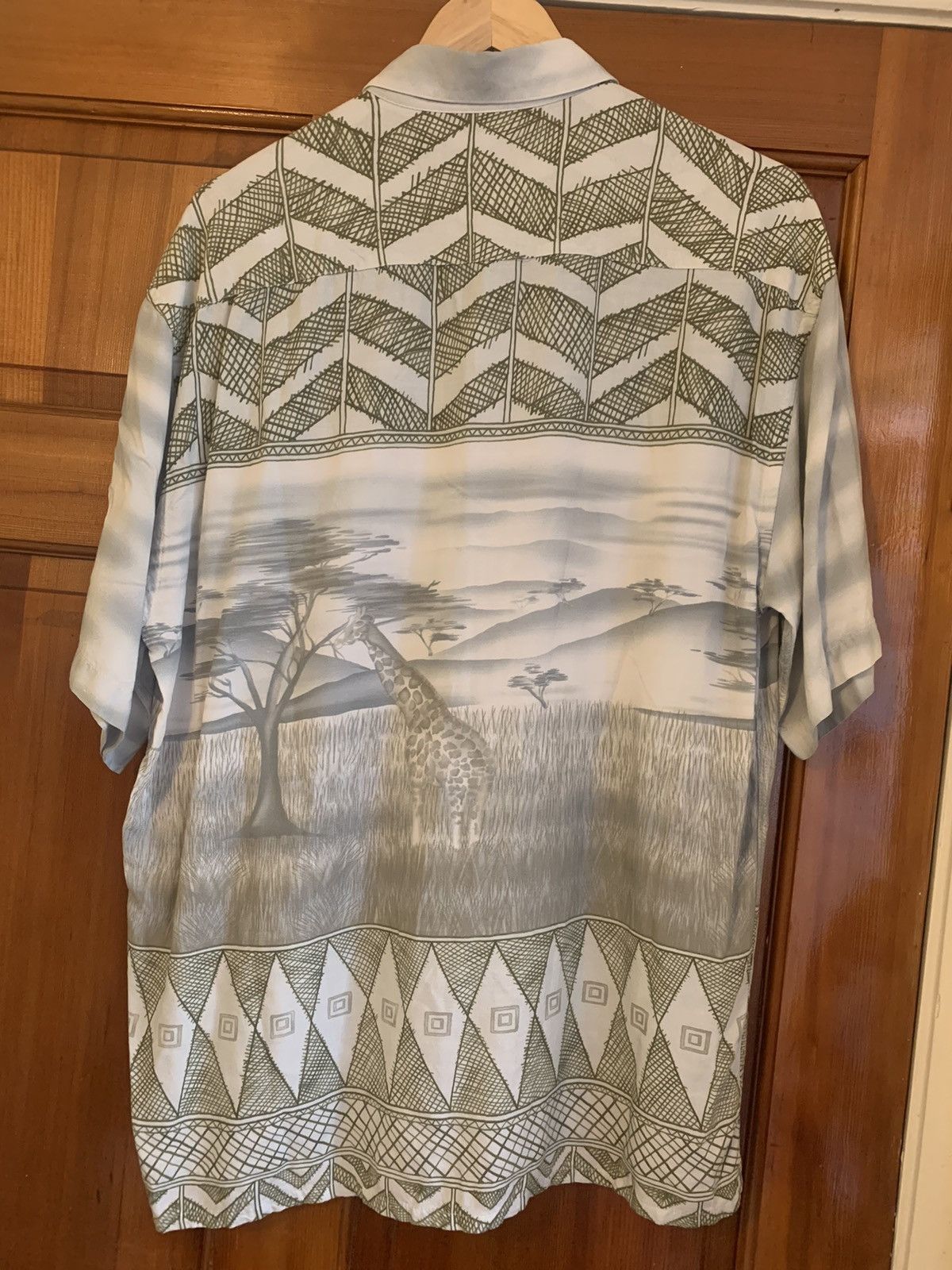 Campia Moda *RARE* Vintage Campia Moda Giraffe Landscape Rayon Shirt - L Size US L / EU 52-54 / 3 - 2 Thumbnail