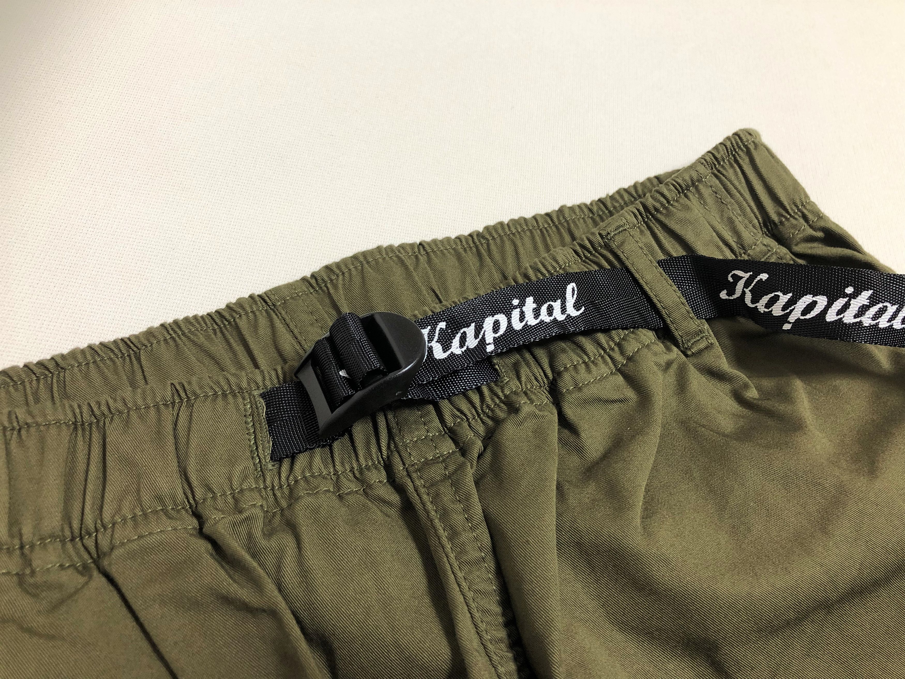 Kapital KAPITAL smiley shorts rain smile brand new khaki yellow L Size US 33 - 5 Thumbnail