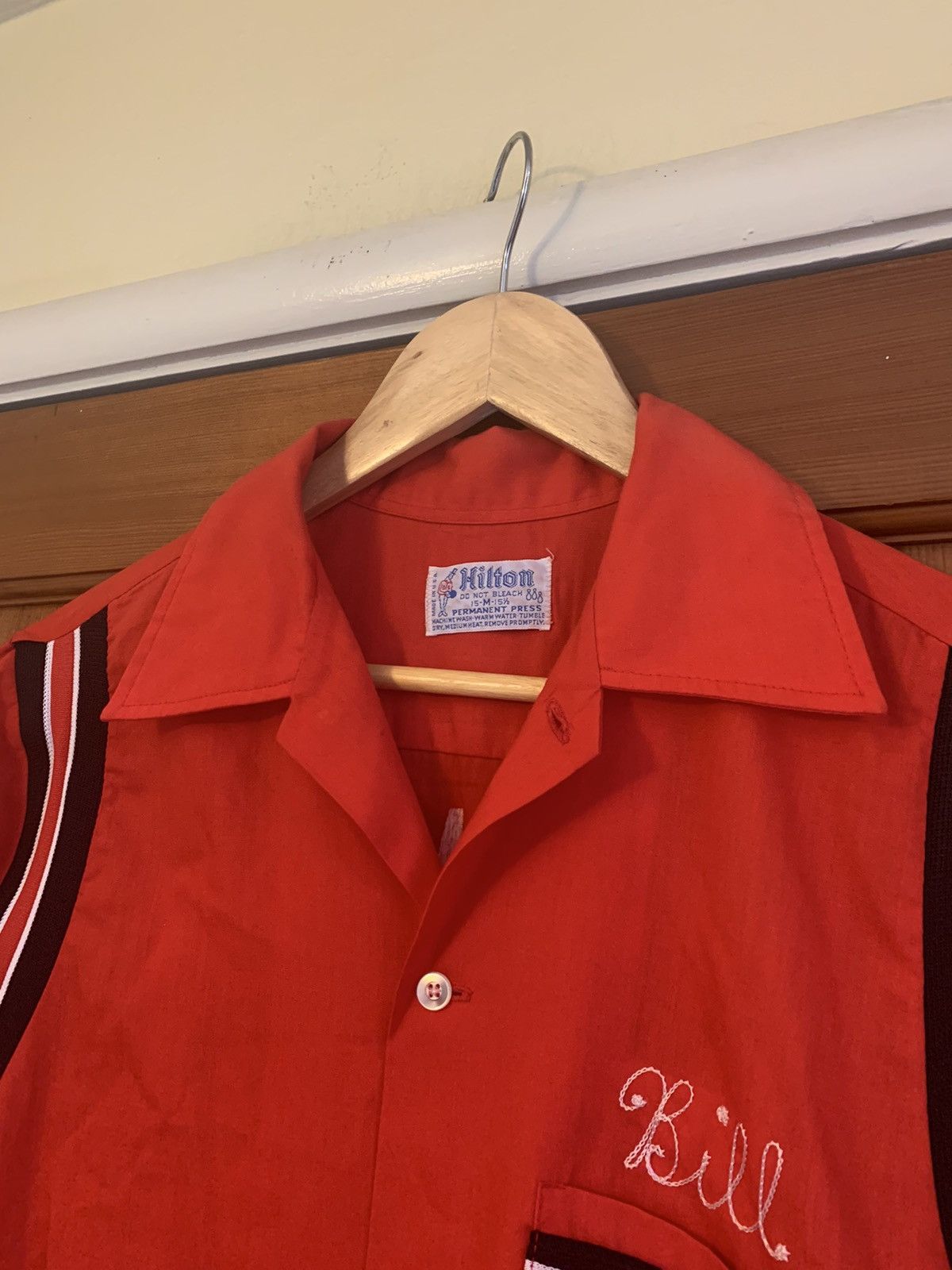 Vintage *RARE* Vintage Veterans of Foreign Wars “Bill” Bowling Shirt Size US M / EU 48-50 / 2 - 7 Thumbnail