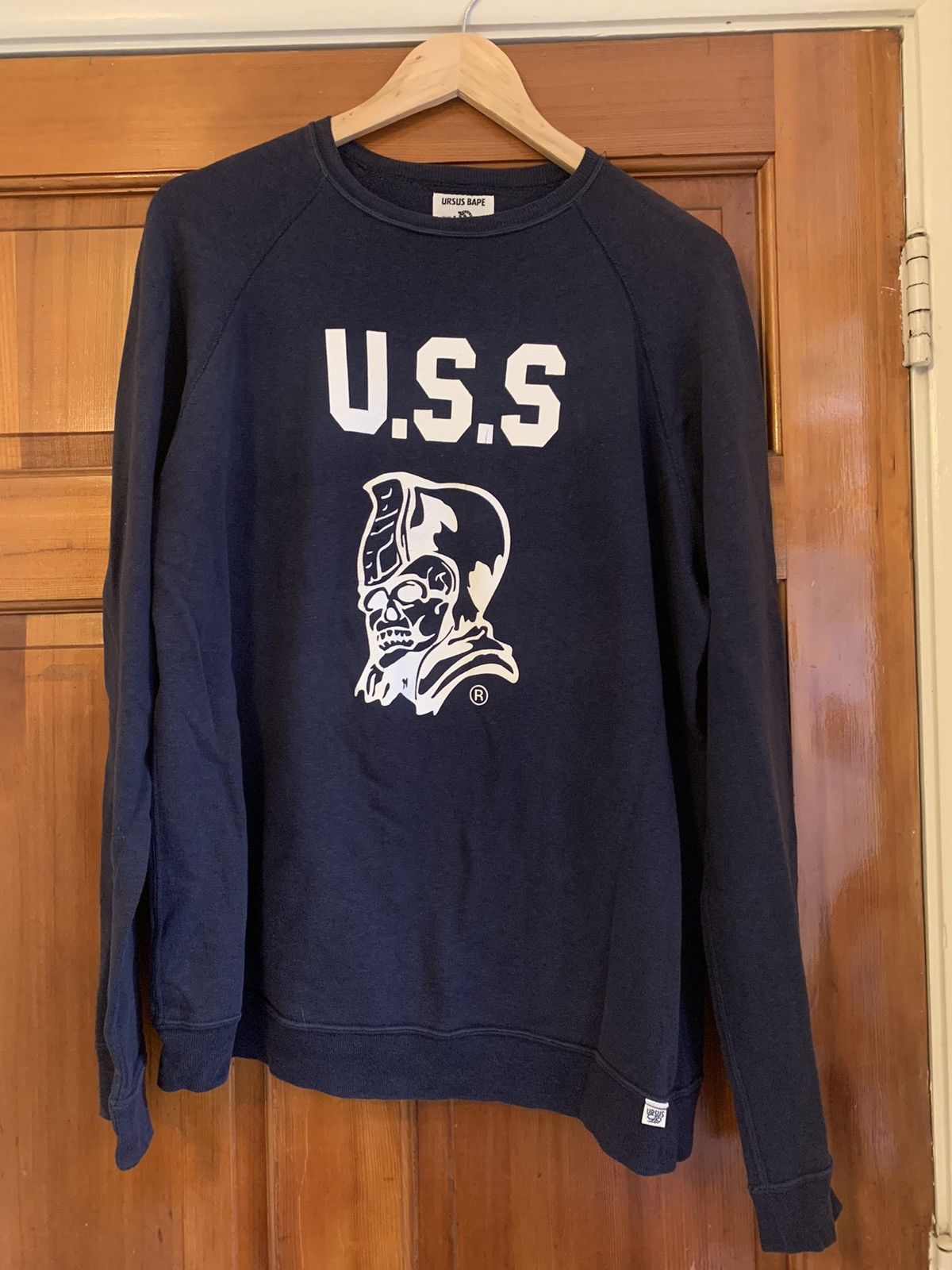 Bape Ursus Bape U.S.S Japanese Made Crewneck Sweatshirt -L Size US L / EU 52-54 / 3 - 1 Preview