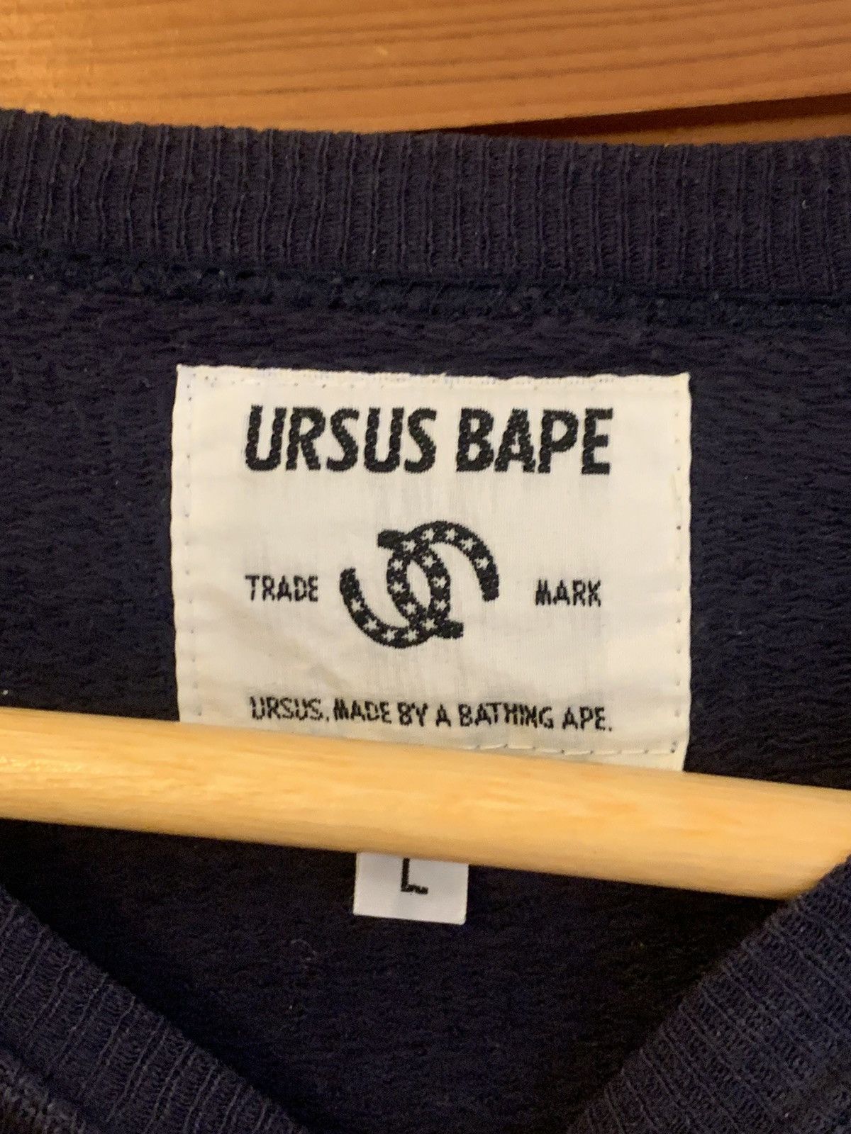 Bape Ursus Bape U.S.S Japanese Made Crewneck Sweatshirt -L Size US L / EU 52-54 / 3 - 5 Thumbnail