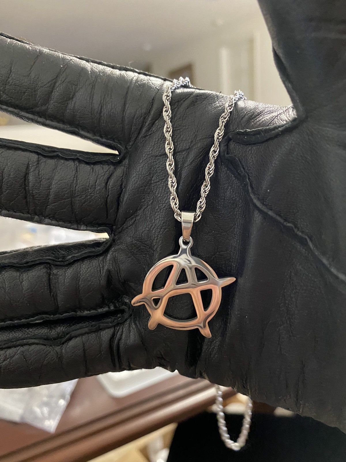 Jewelry Anarchy pendant anarchy necklace hard jewelry Size ONE SIZE - 3 Thumbnail