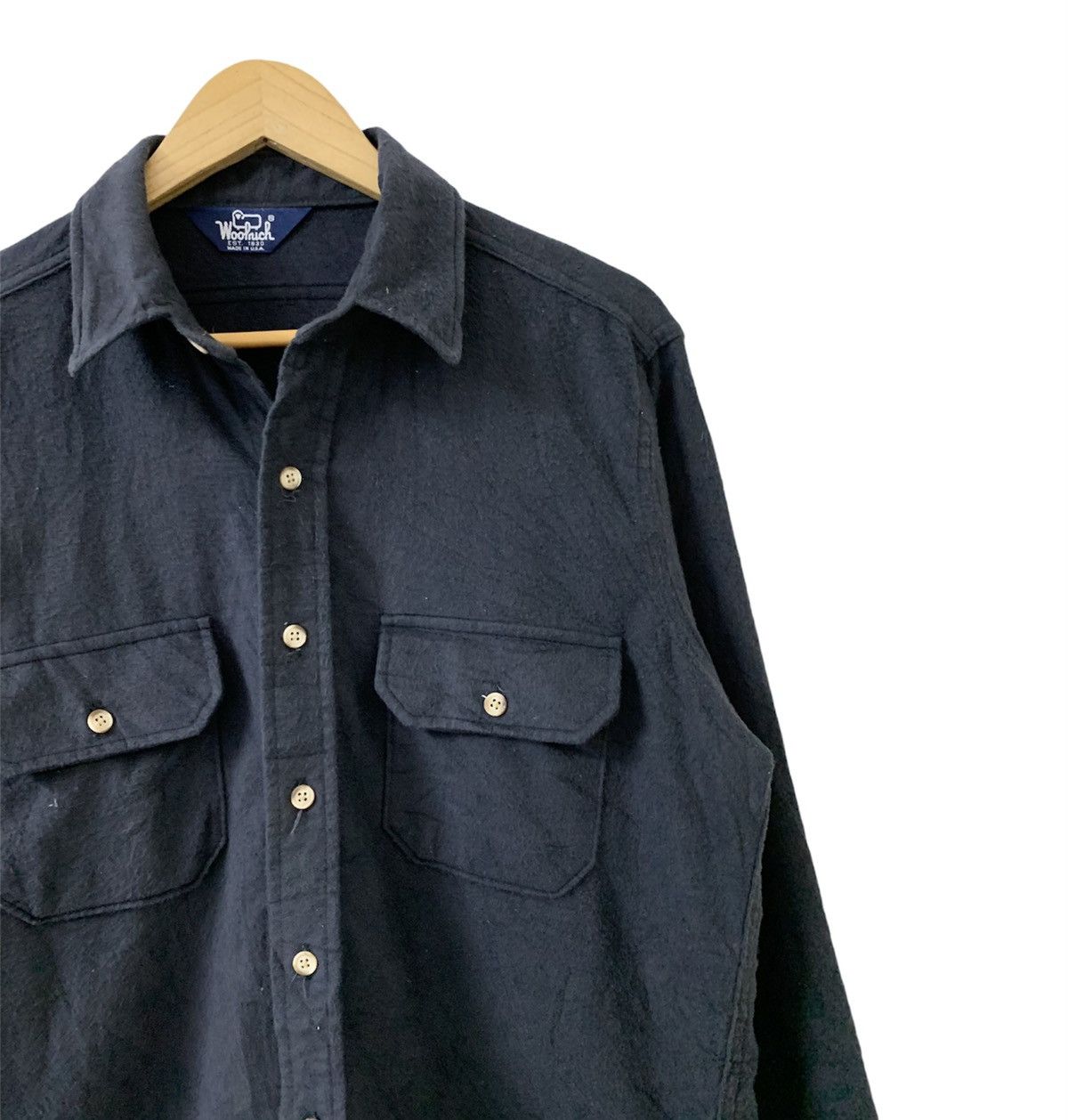 Woolrich Woolen Mills Woolrich Double Pocket L/S Button Shirt Size US L / EU 52-54 / 3 - 3 Thumbnail