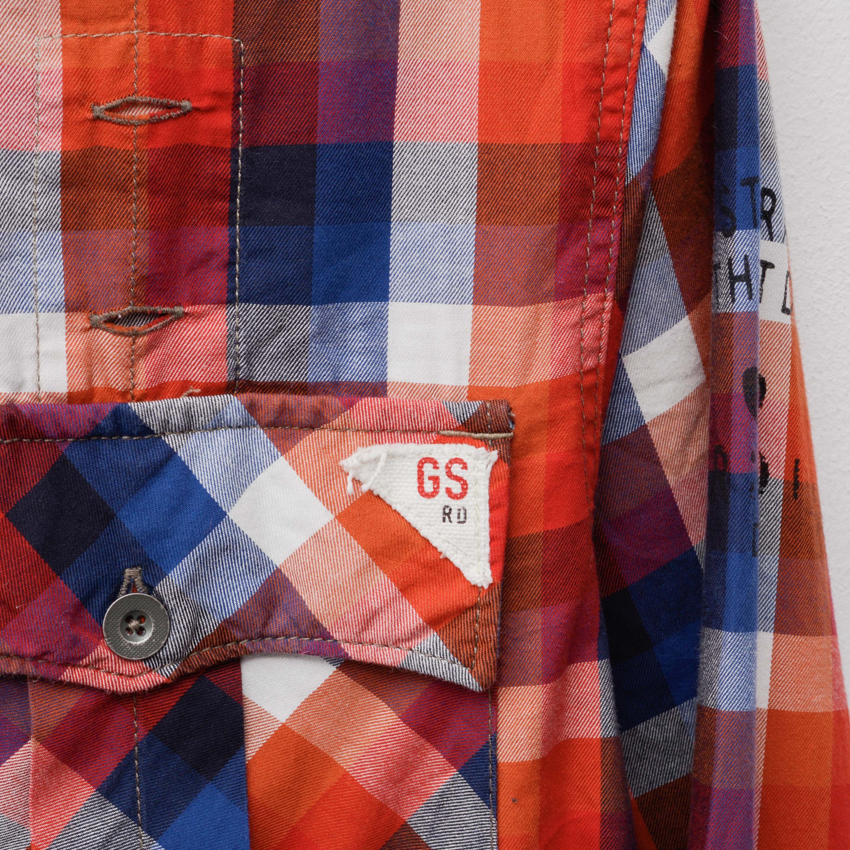 G-Star G STAR RAW Casual Shirt Long Sleeve check Plaid Button Up Size US L / EU 52-54 / 3 - 3 Thumbnail