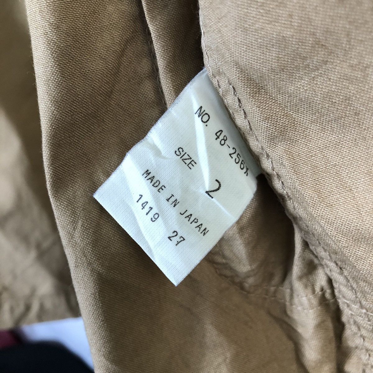 Japanese Brand × Spellbound Spellbound Japan Khaki Chore Coat Distressed Jacket Size US M / EU 48-50 / 2 - 9 Thumbnail