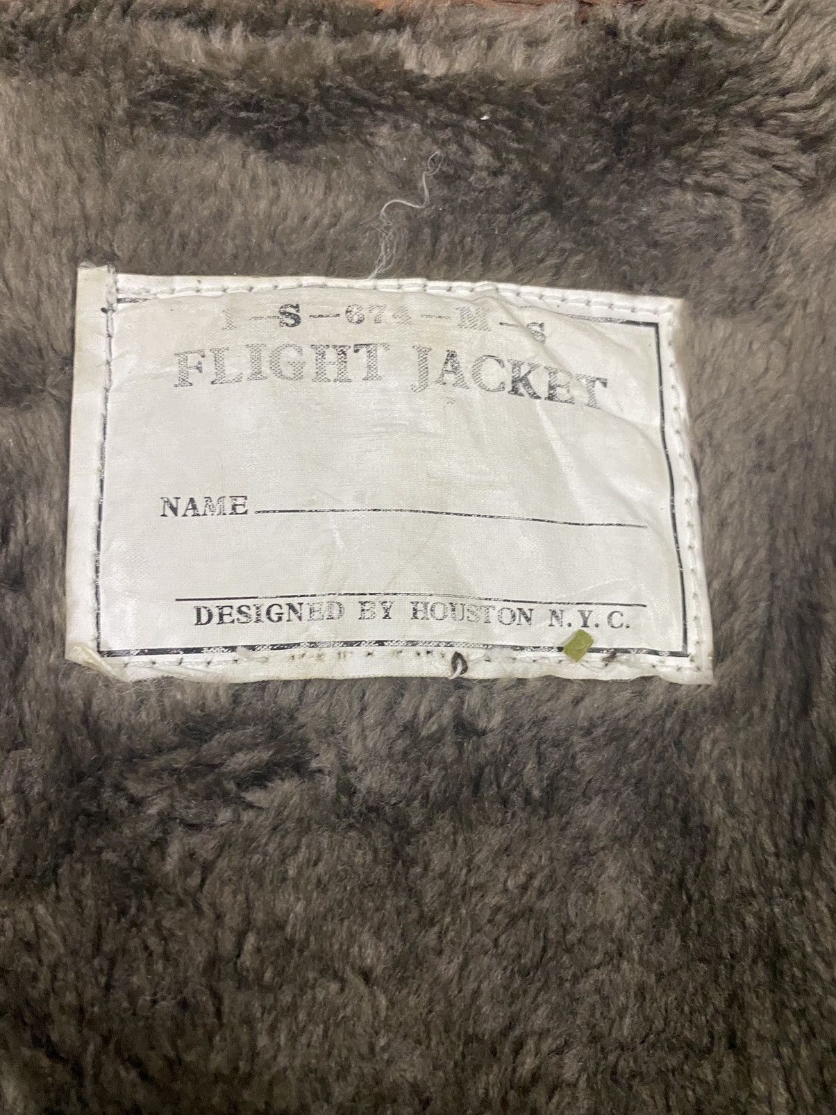 Vintage Houston Distressed Flight Jacket Sheepskin leather jacket Size US M / EU 48-50 / 2 - 7 Thumbnail