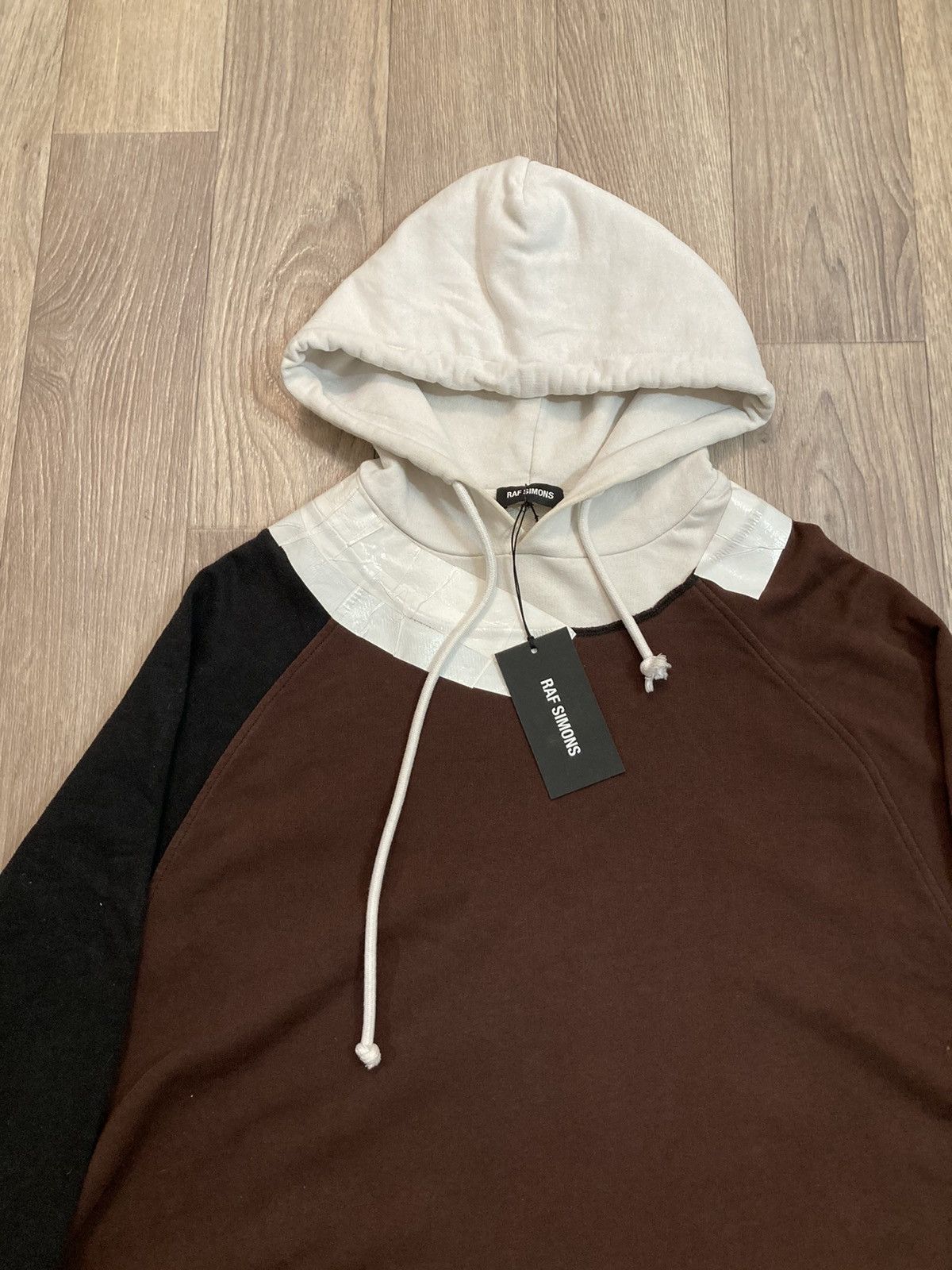 Raf Simons RAF Simons FW 17 18 Oversized Tape Detail Hoodie Grailed