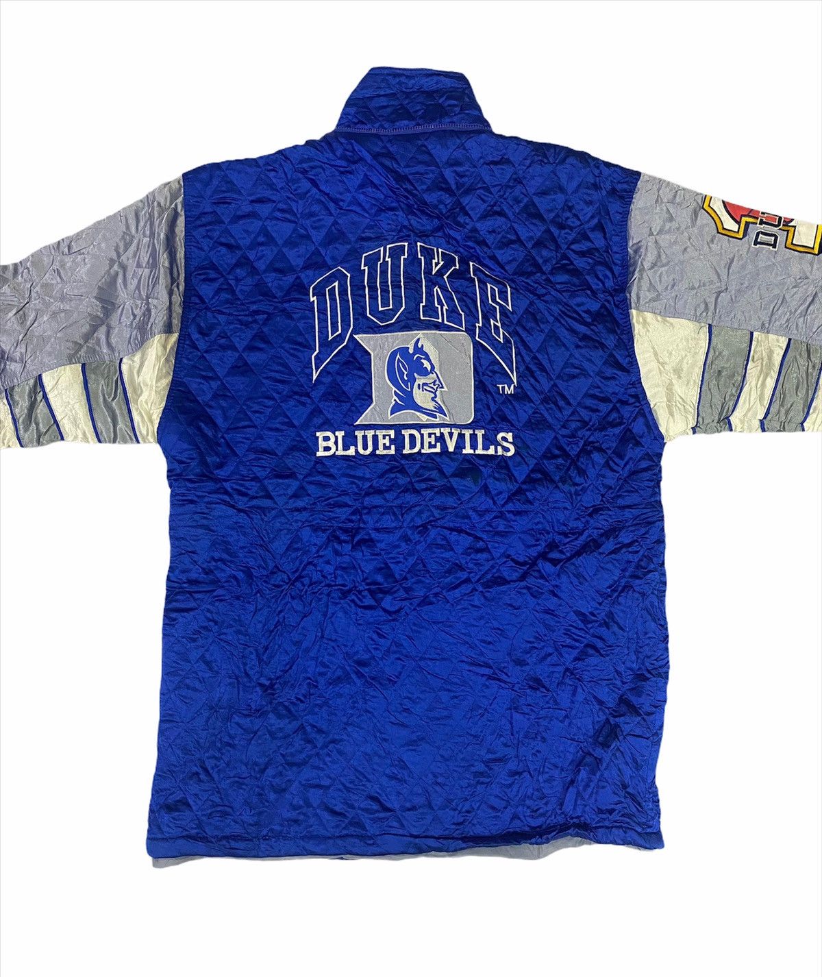 Vintage Vintage Duke Blue Devil Quilted Long Jacket Size US XL / EU 56 / 4 - 7 Thumbnail
