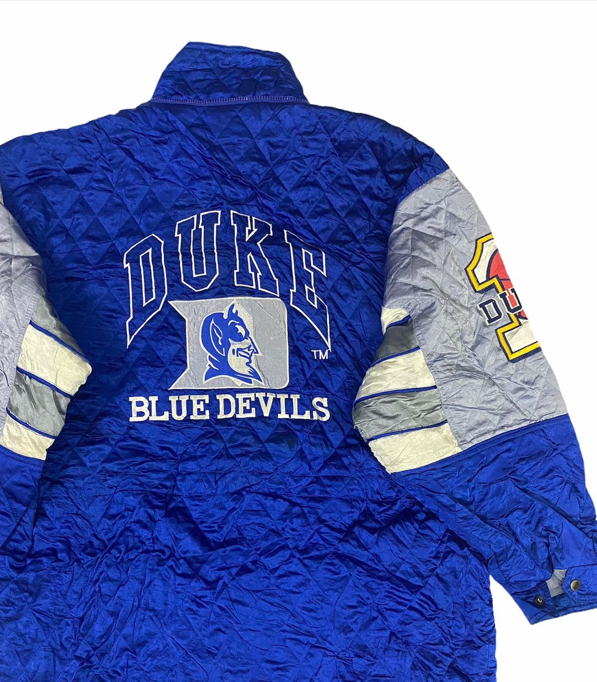 Vintage Vintage Duke Blue Devil Quilted Long Jacket Size US XL / EU 56 / 4 - 1 Thumbnail