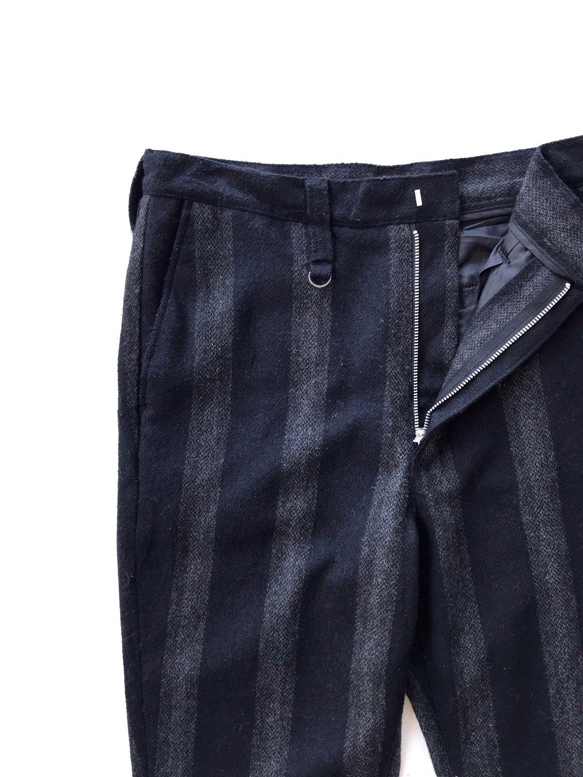 Japanese Brand Japan Fabric Wool Striped Slim Fit Pant Size US 30 / EU 46 - 1 Thumbnail