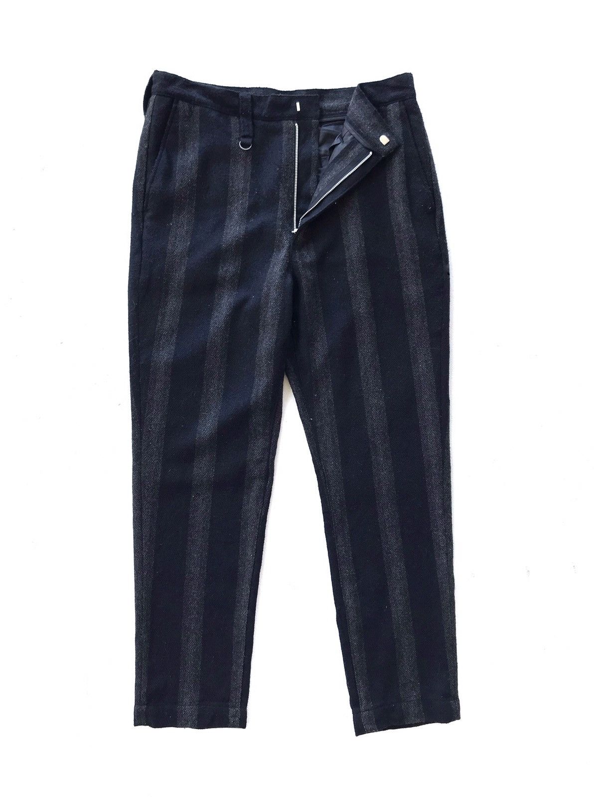 Japanese Brand Japan Fabric Wool Striped Slim Fit Pant Size US 30 / EU 46 - 2 Thumbnail
