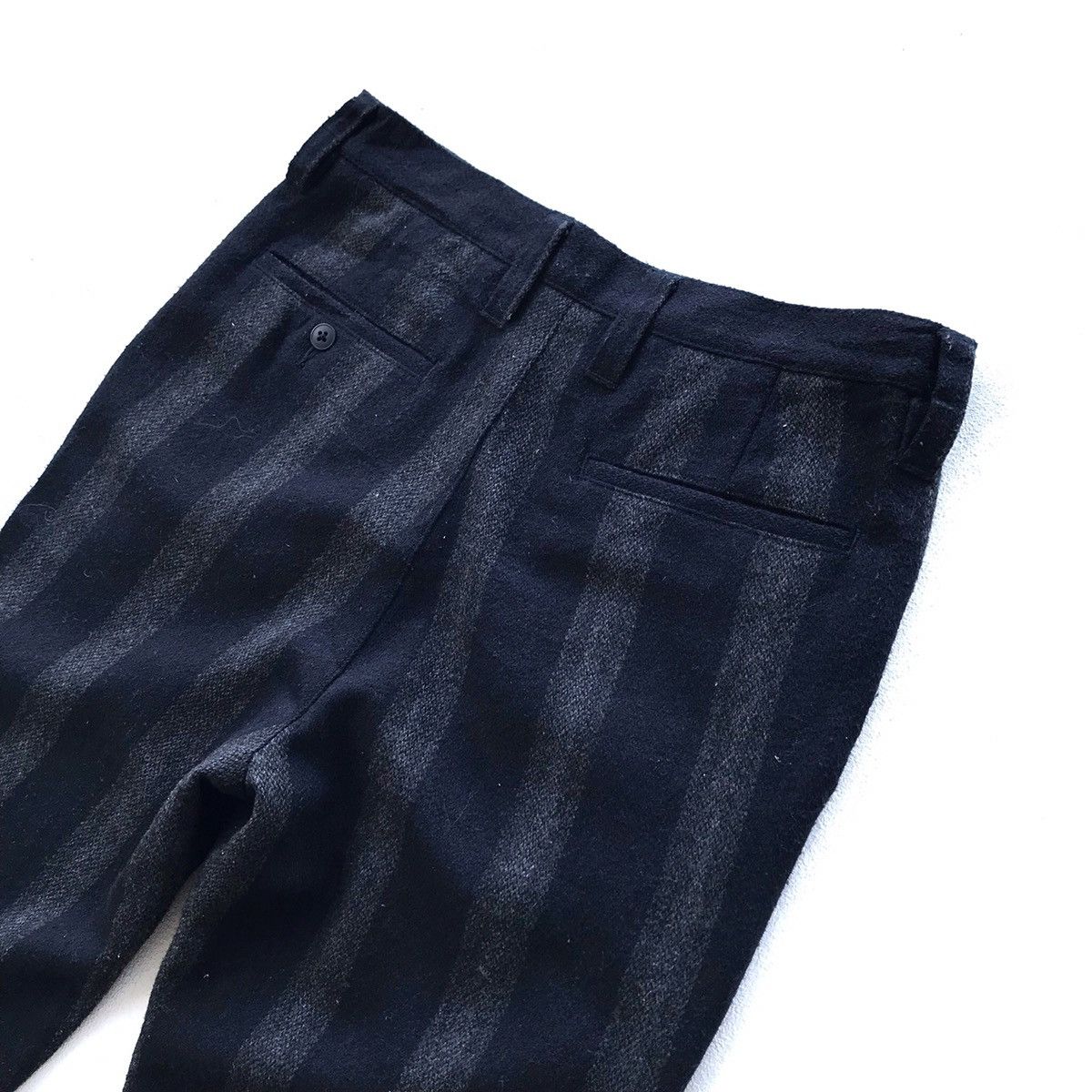 Japanese Brand Japan Fabric Wool Striped Slim Fit Pant Size US 30 / EU 46 - 7 Thumbnail