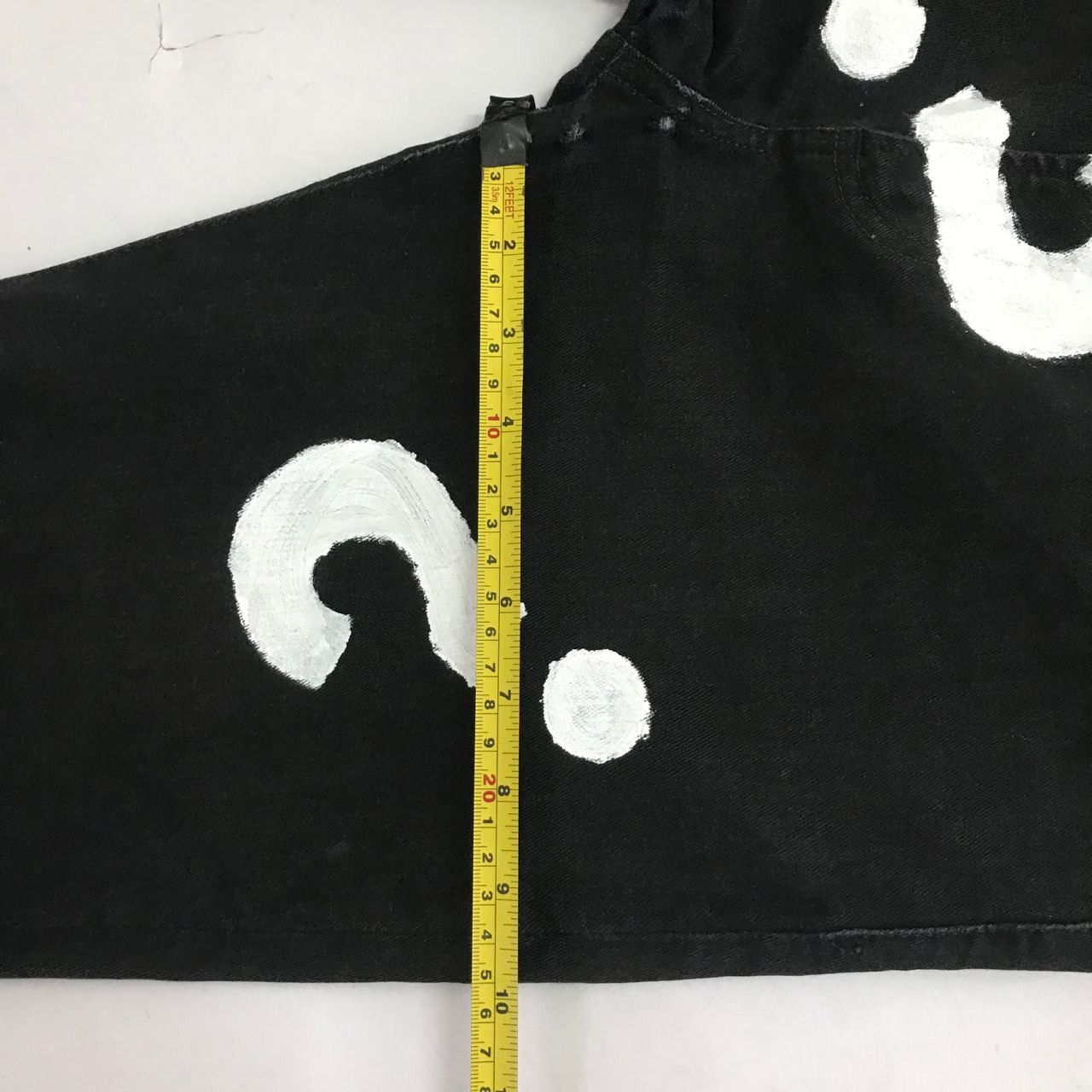 Japanese Brand 🔥Gap 1969 Super Skinny Art Paints Design Full Denim Jeans Size US 34 / EU 50 - 8 Thumbnail