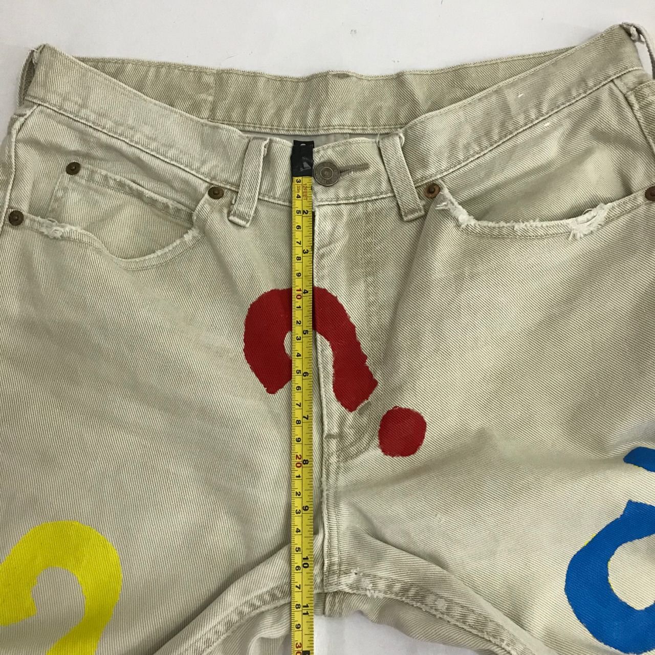Levi's Vintage Clothing 🔥VTG Levi's 517 Art Design Paints Bootcut Denim Jeans Size US 32 / EU 48 - 10 Thumbnail