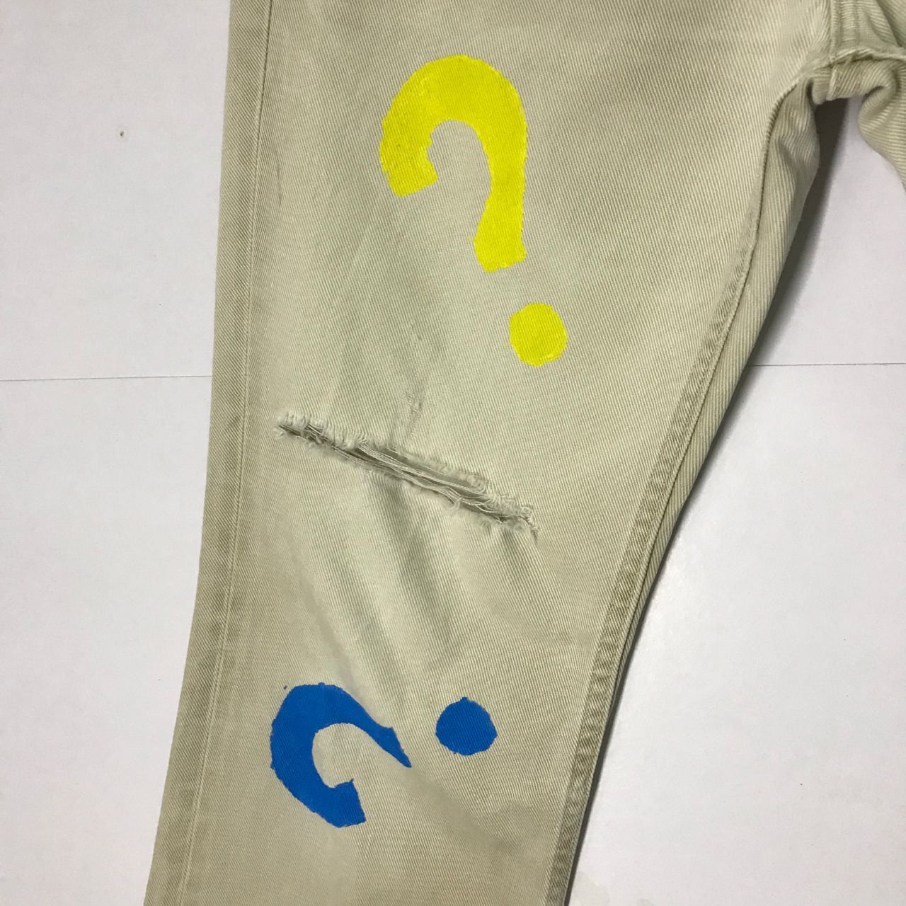 Levi's Vintage Clothing 🔥VTG Levi's 517 Art Design Paints Bootcut Denim Jeans Size US 32 / EU 48 - 5 Thumbnail