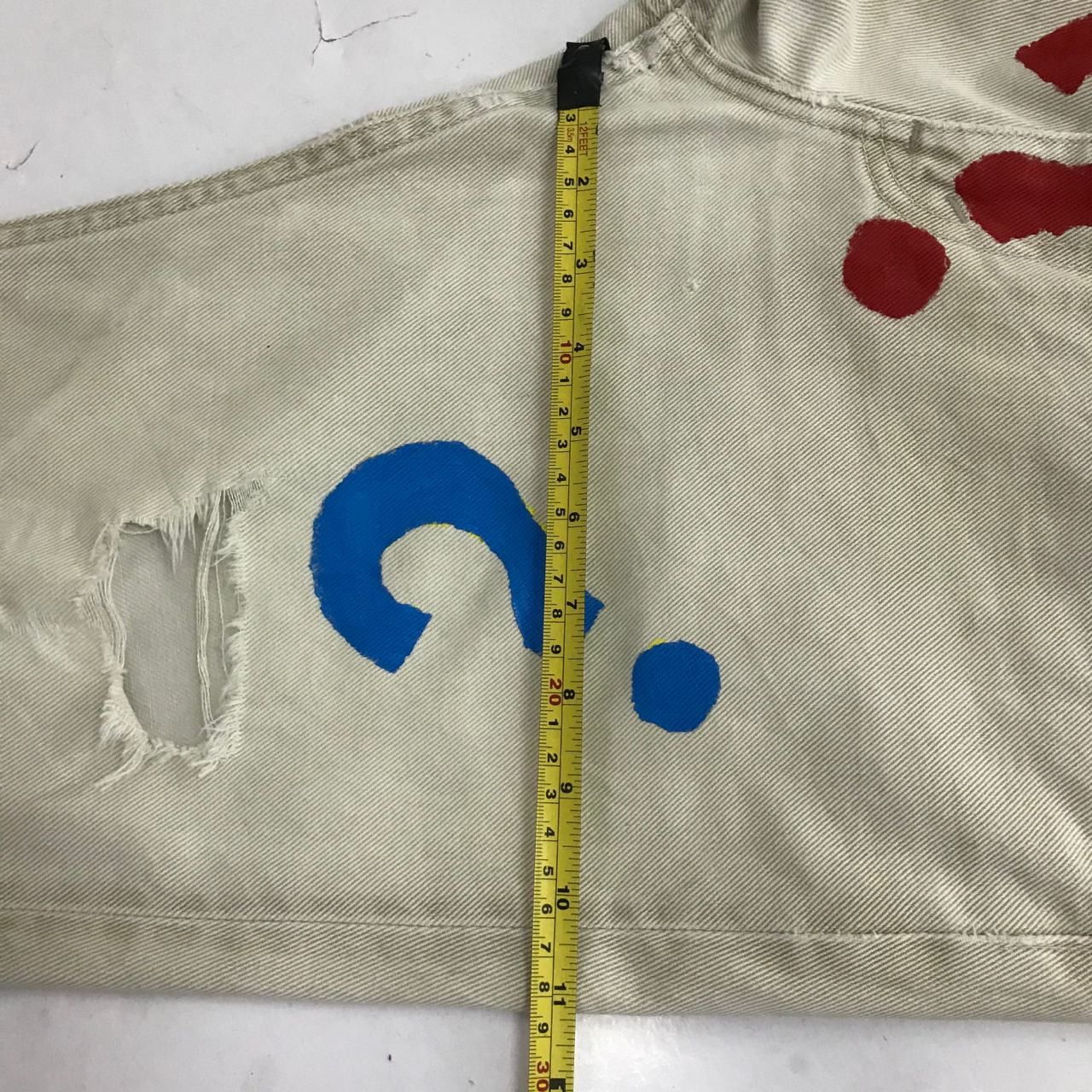 Levi's Vintage Clothing 🔥VTG Levi's 517 Art Design Paints Bootcut Denim Jeans Size US 32 / EU 48 - 11 Thumbnail