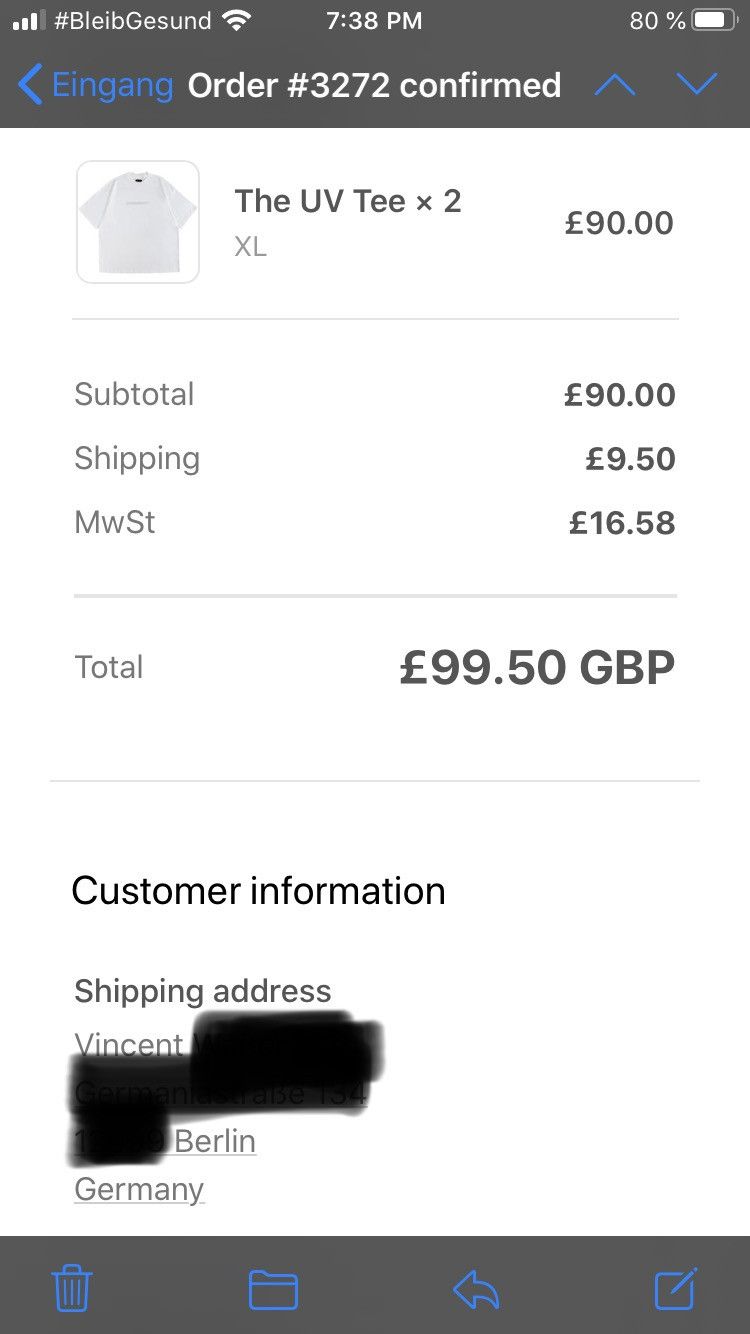 Unknown London The UV Tee (2 T-Shirts) Size US XL / EU 56 / 4 - 10 Thumbnail