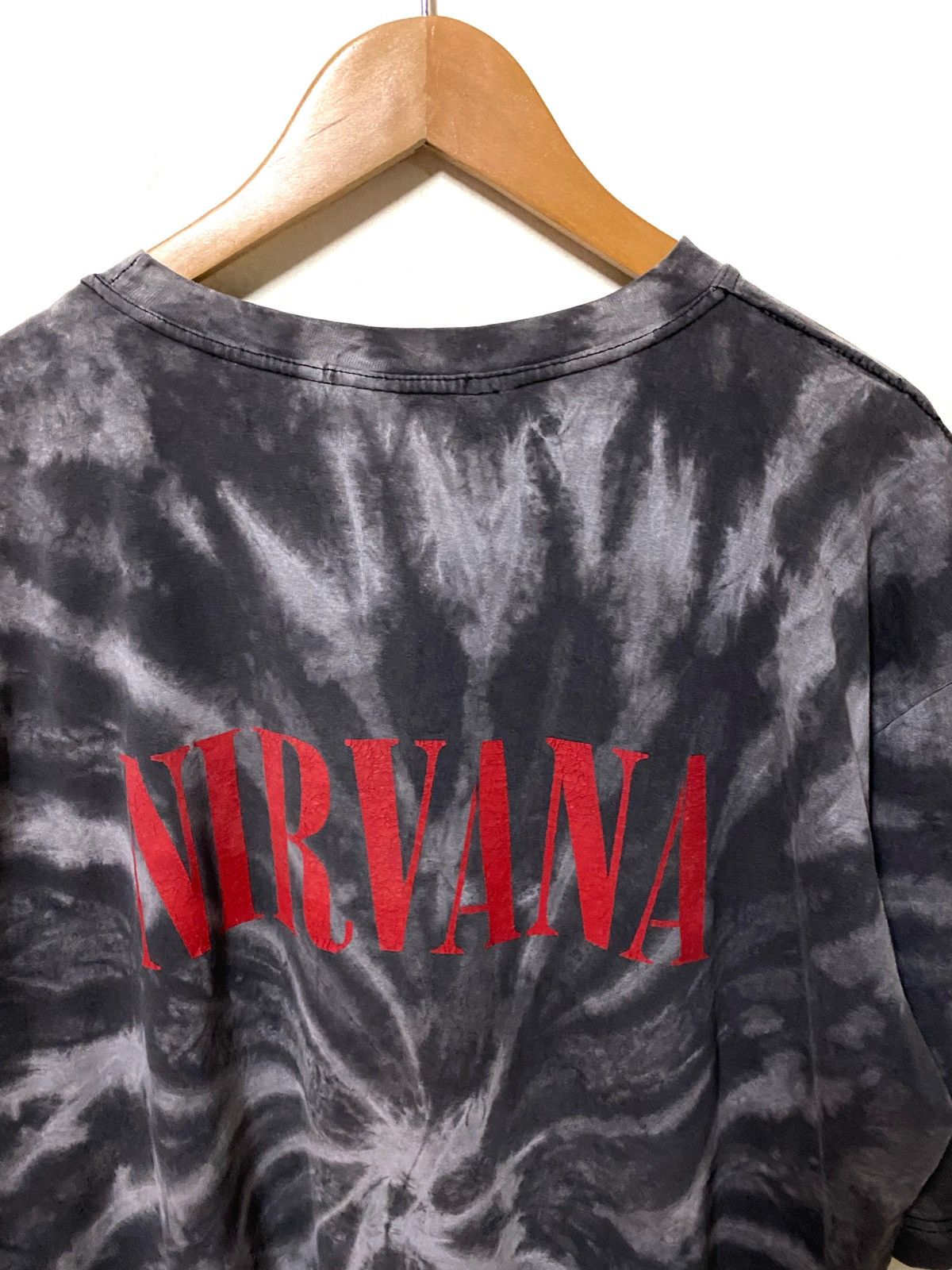 Nirvana × Vintage Rare🔥Vintage Nirvana Kurt Cobain Spin Magazine Cover Tshirt Size US XL / EU 56 / 4 - 11 Thumbnail