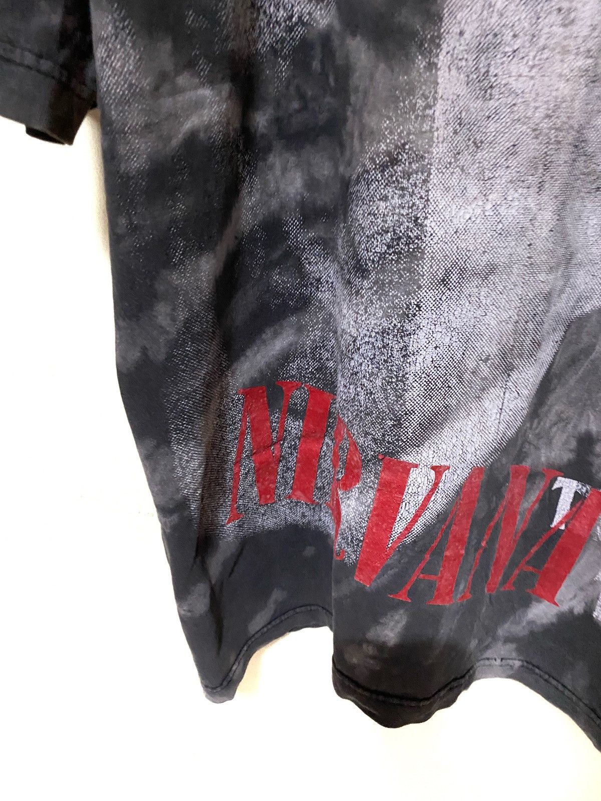 Nirvana × Vintage Rare🔥Vintage Nirvana Kurt Cobain Spin Magazine Cover Tshirt Size US XL / EU 56 / 4 - 9 Thumbnail
