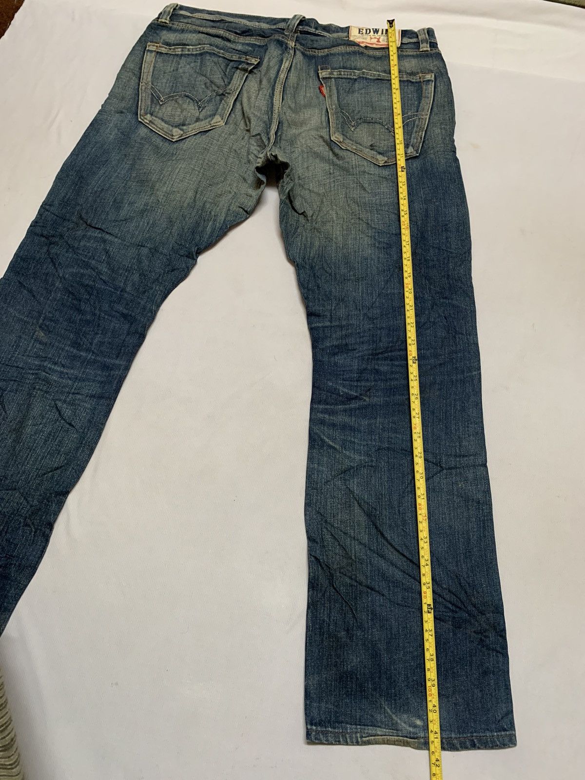 Edwin × Vintage Edwin 503 Faded - vintage Edwin Size US 34 / EU 50 - 14 Thumbnail
