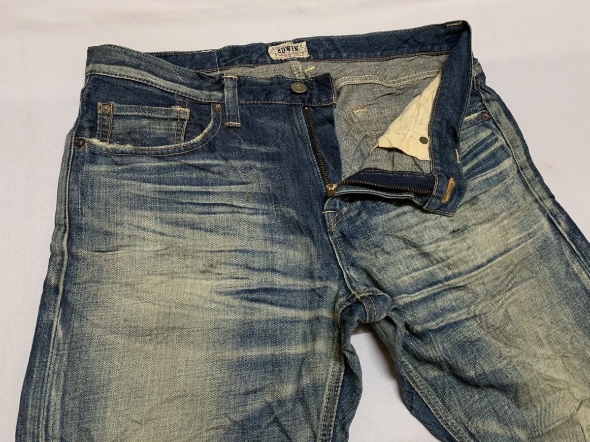 Edwin × Vintage Edwin 503 Faded - vintage Edwin Size US 34 / EU 50 - 3 Thumbnail