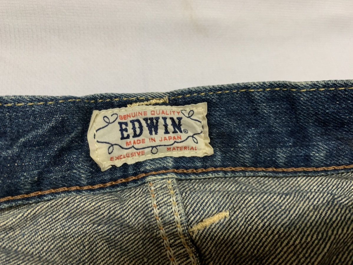 Edwin × Vintage Edwin 503 Faded - vintage Edwin Size US 34 / EU 50 - 8 Thumbnail