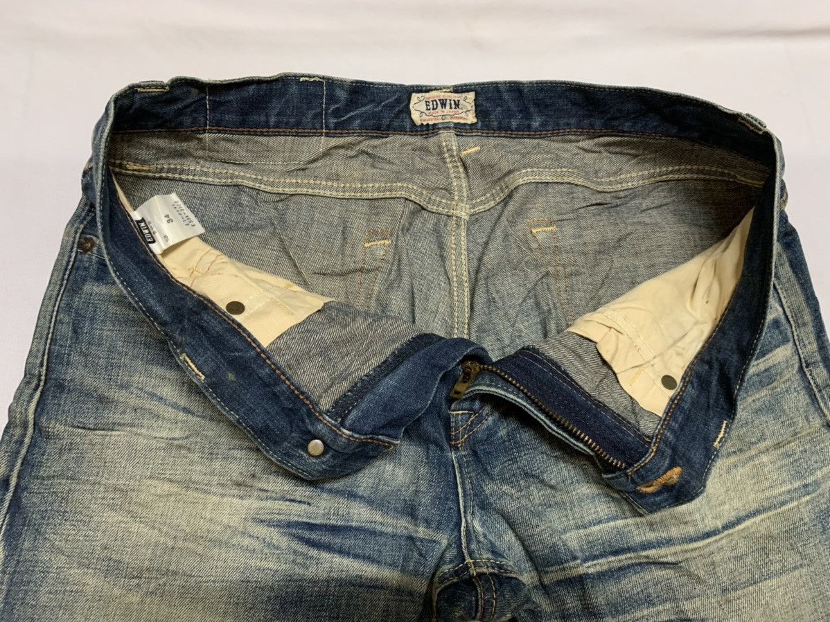 Edwin × Vintage Edwin 503 Faded - vintage Edwin Size US 34 / EU 50 - 7 Thumbnail