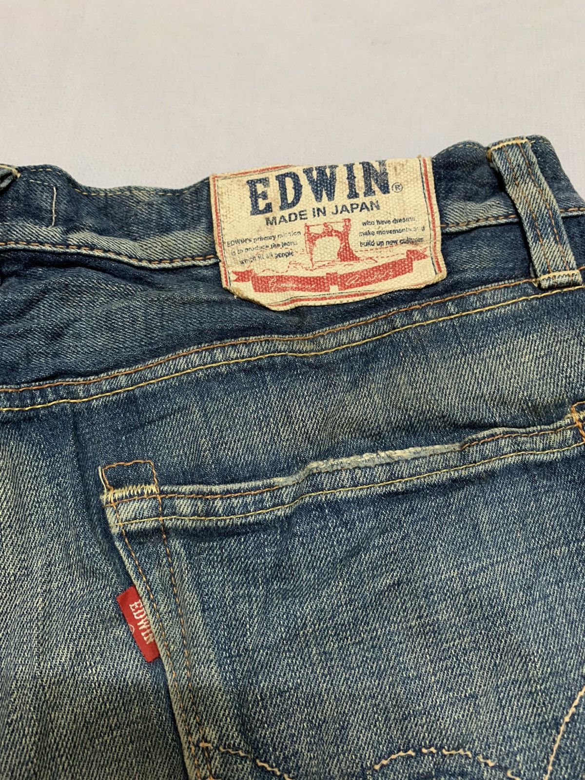 Edwin × Vintage Edwin 503 Faded - vintage Edwin Size US 34 / EU 50 - 5 Thumbnail