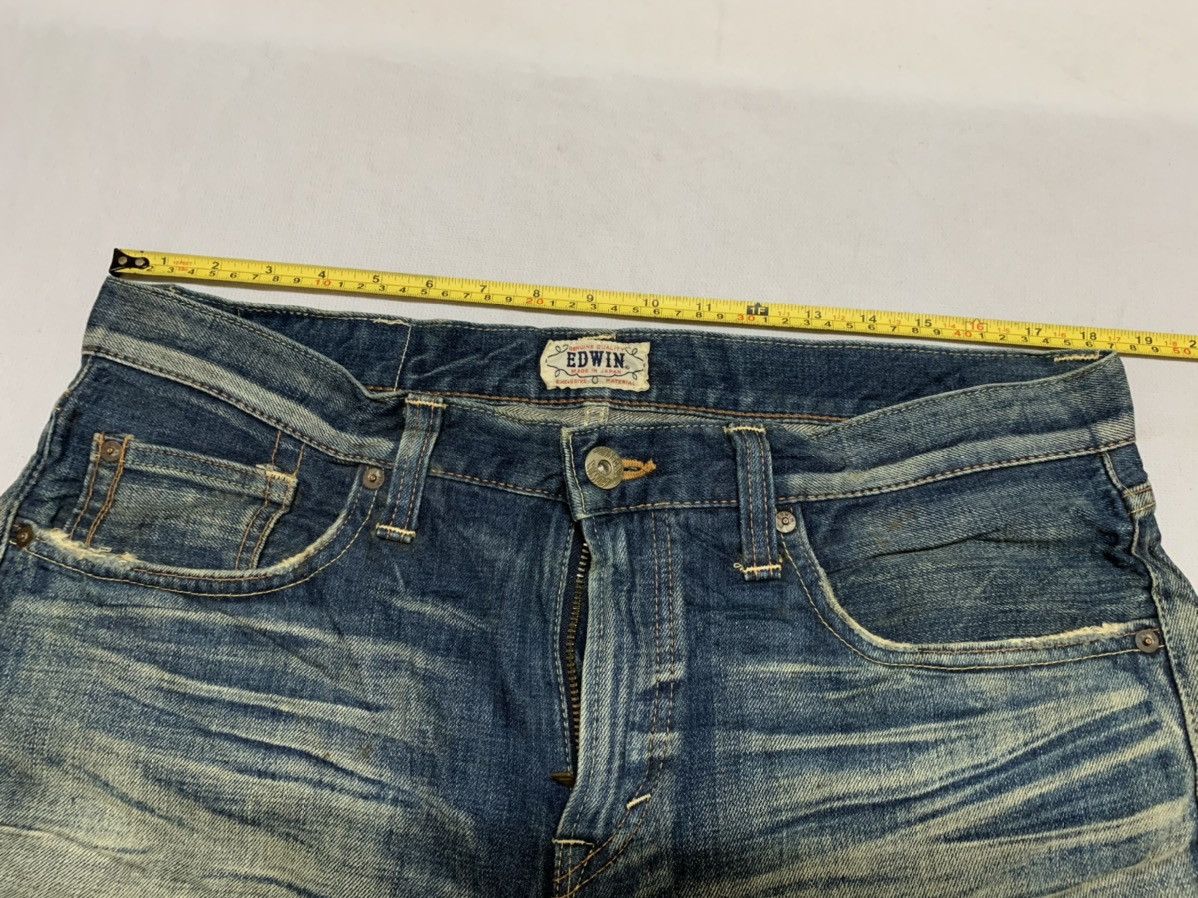 Edwin × Vintage Edwin 503 Faded - vintage Edwin Size US 34 / EU 50 - 11 Thumbnail