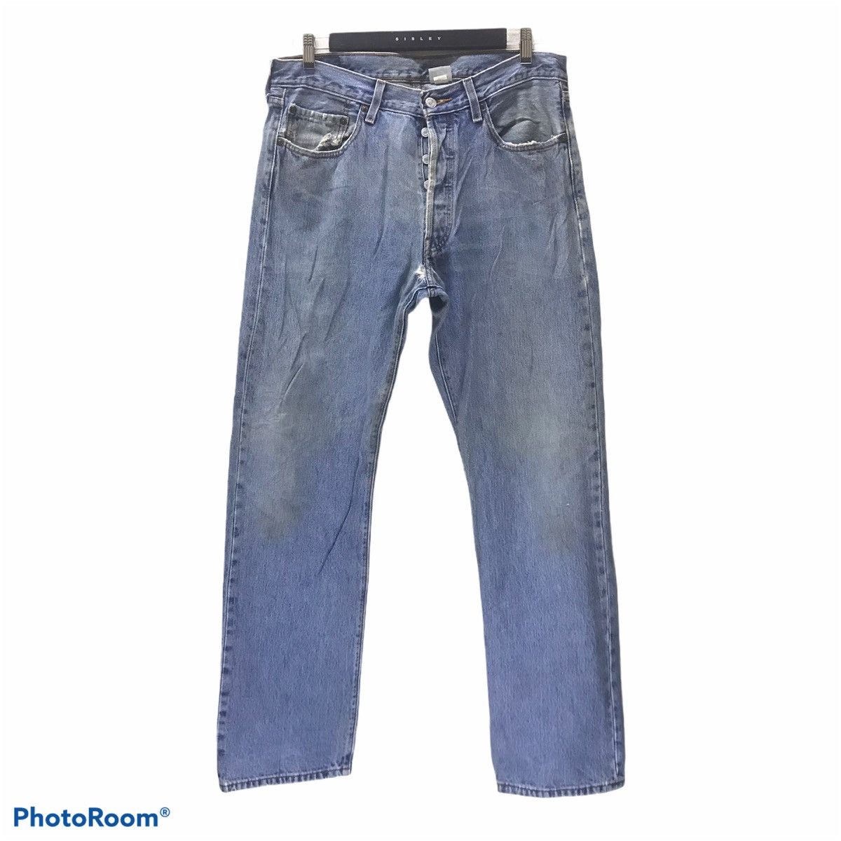 Levi's Vintage Levis 501 Lightwash Jeans Size US 35 - 1 Thumbnail