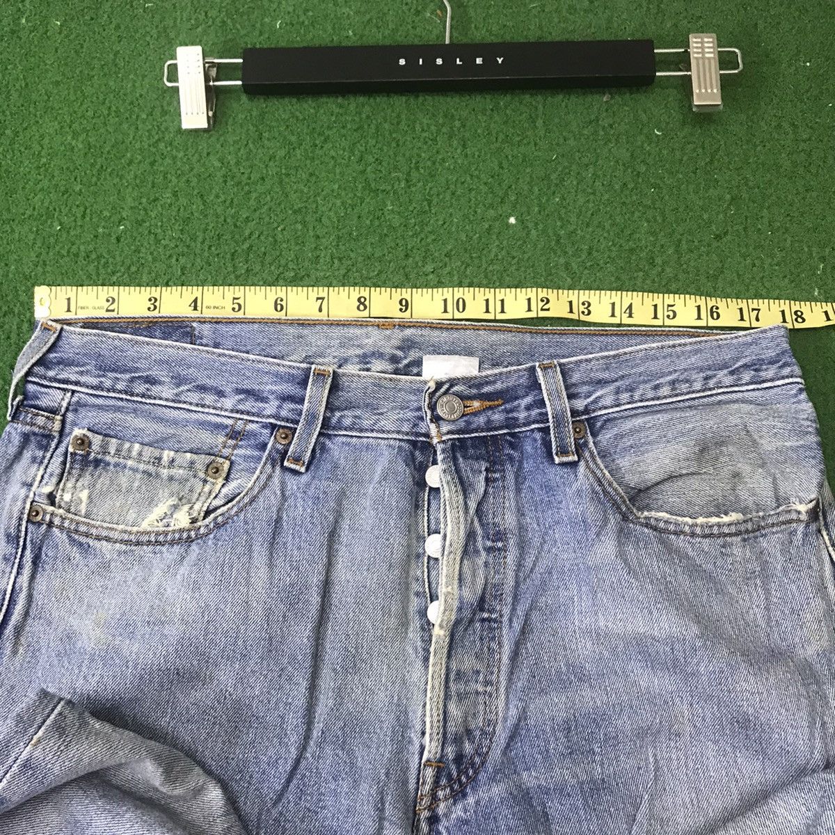 Levi's Vintage Levis 501 Lightwash Jeans Size US 35 - 20 Thumbnail