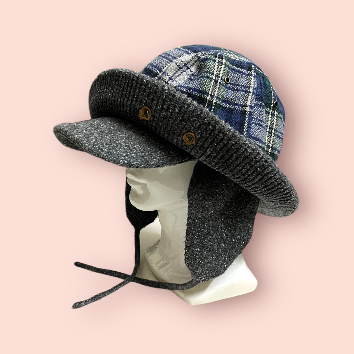 Japanese Brand RARE OVERRIDE DOUBLE VISOR EARFLAP HAT JAPAN Size ONE SIZE - 13 Thumbnail