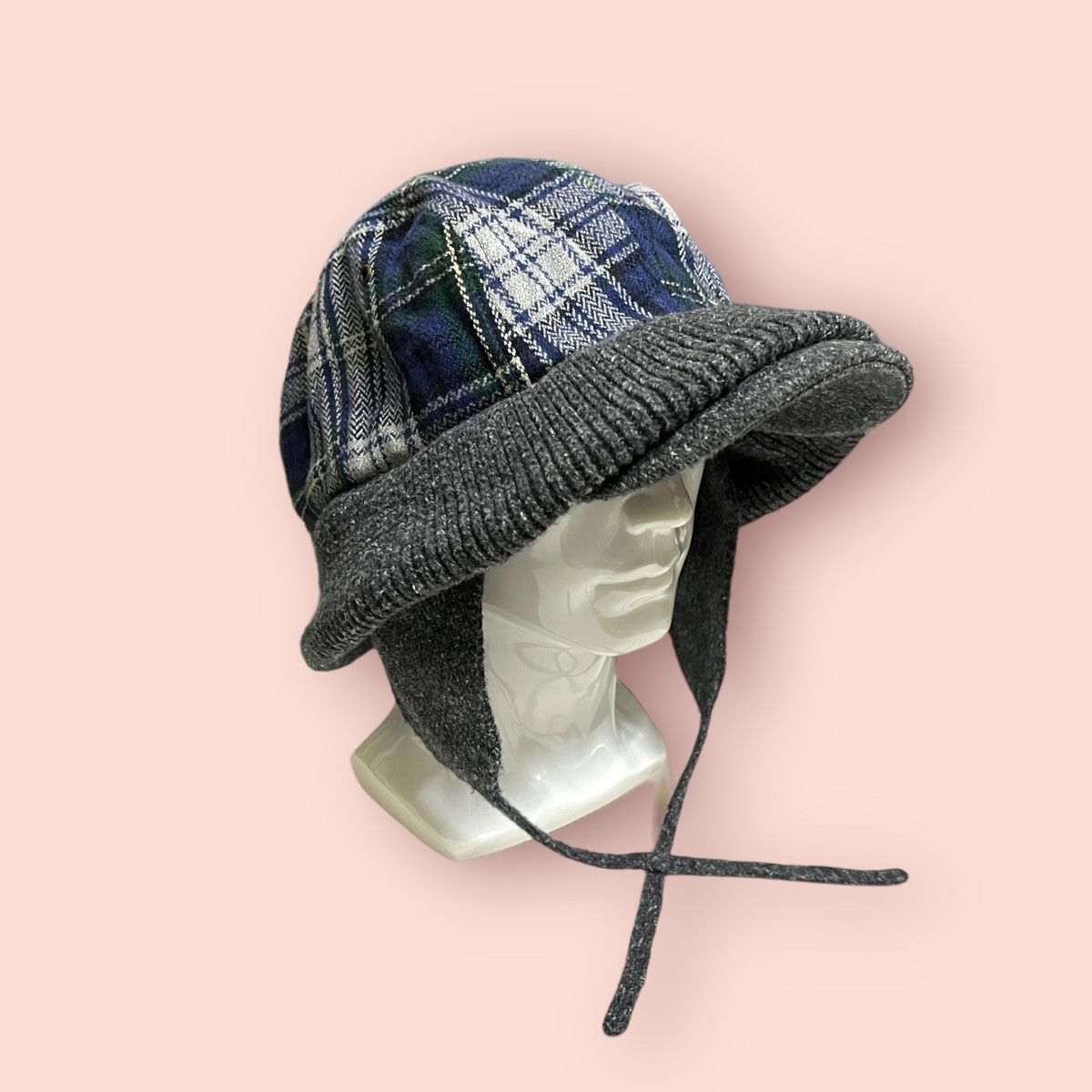 Japanese Brand RARE OVERRIDE DOUBLE VISOR EARFLAP HAT JAPAN Size ONE SIZE - 8 Thumbnail