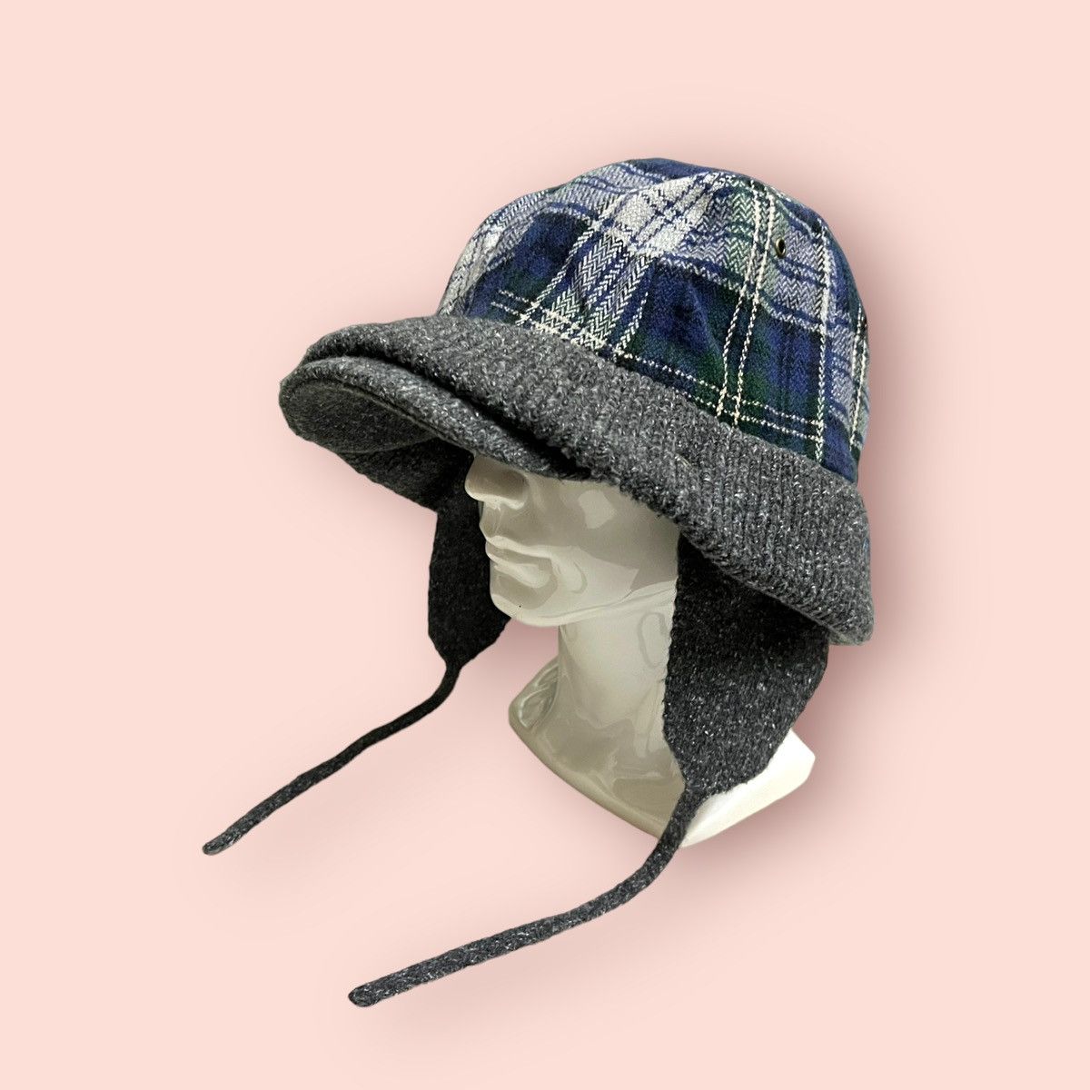 Japanese Brand RARE OVERRIDE DOUBLE VISOR EARFLAP HAT JAPAN Size ONE SIZE - 5 Thumbnail
