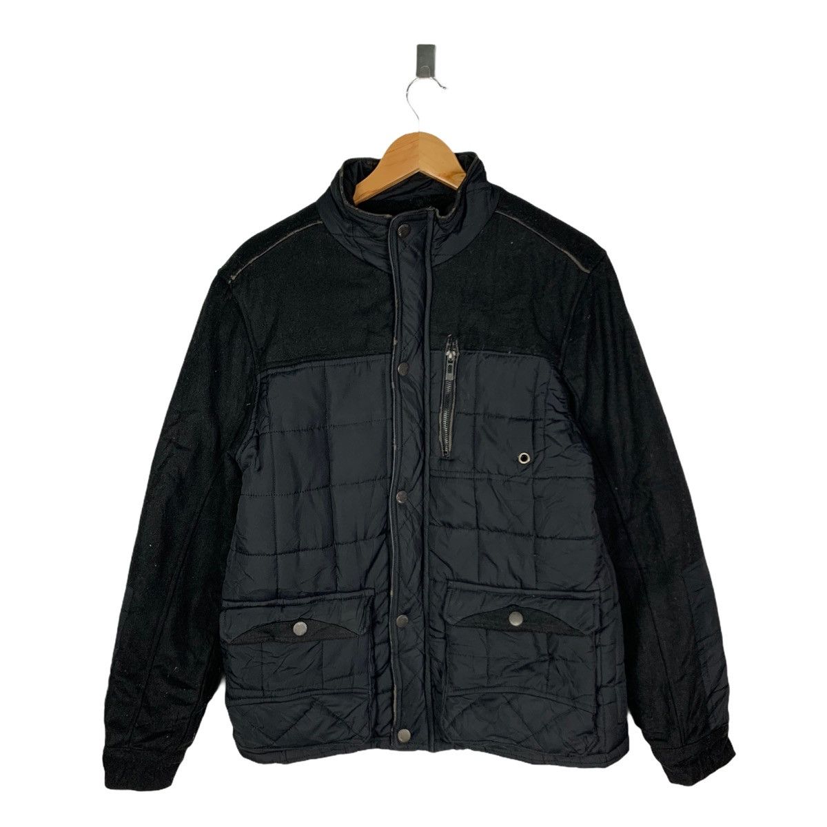 cheapest shop Retro London Puffer Biker Jacket Cafe Racer style |  www.fcbsudan.com