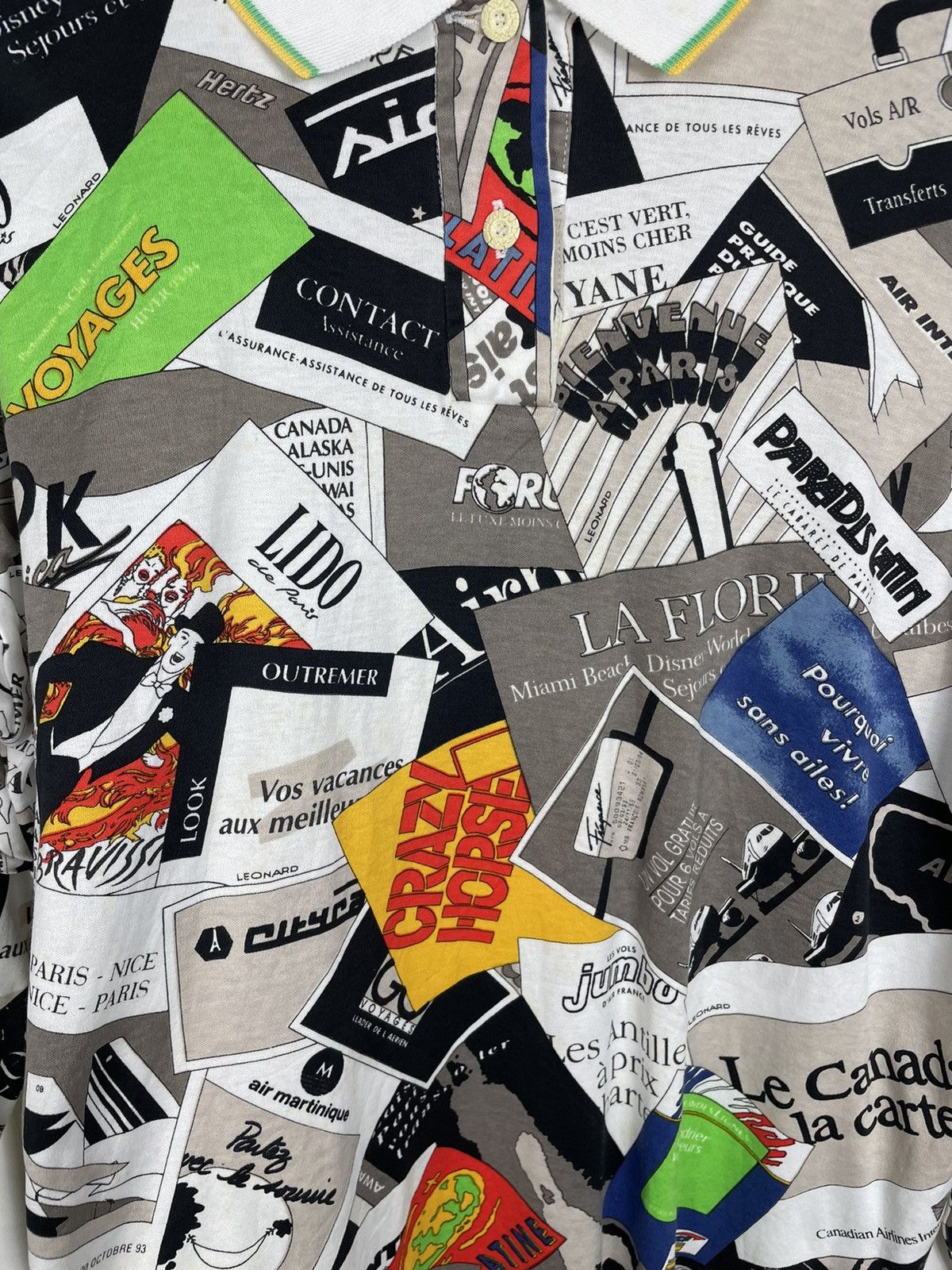 Leonard Paris × Vintage LEONARD SPORT Japan Archive Polo | Postcard Print Size US L / EU 52-54 / 3 - 11 Thumbnail