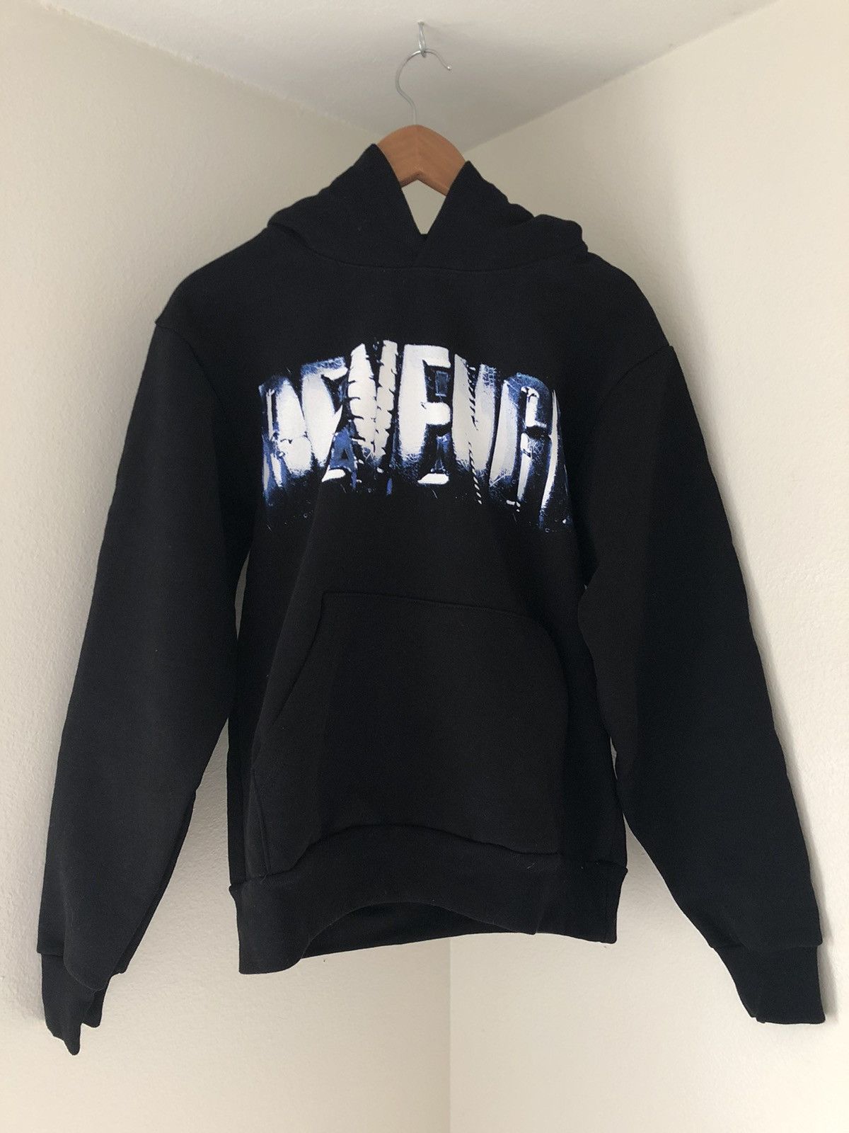 Vlone hoodie discount black and blue