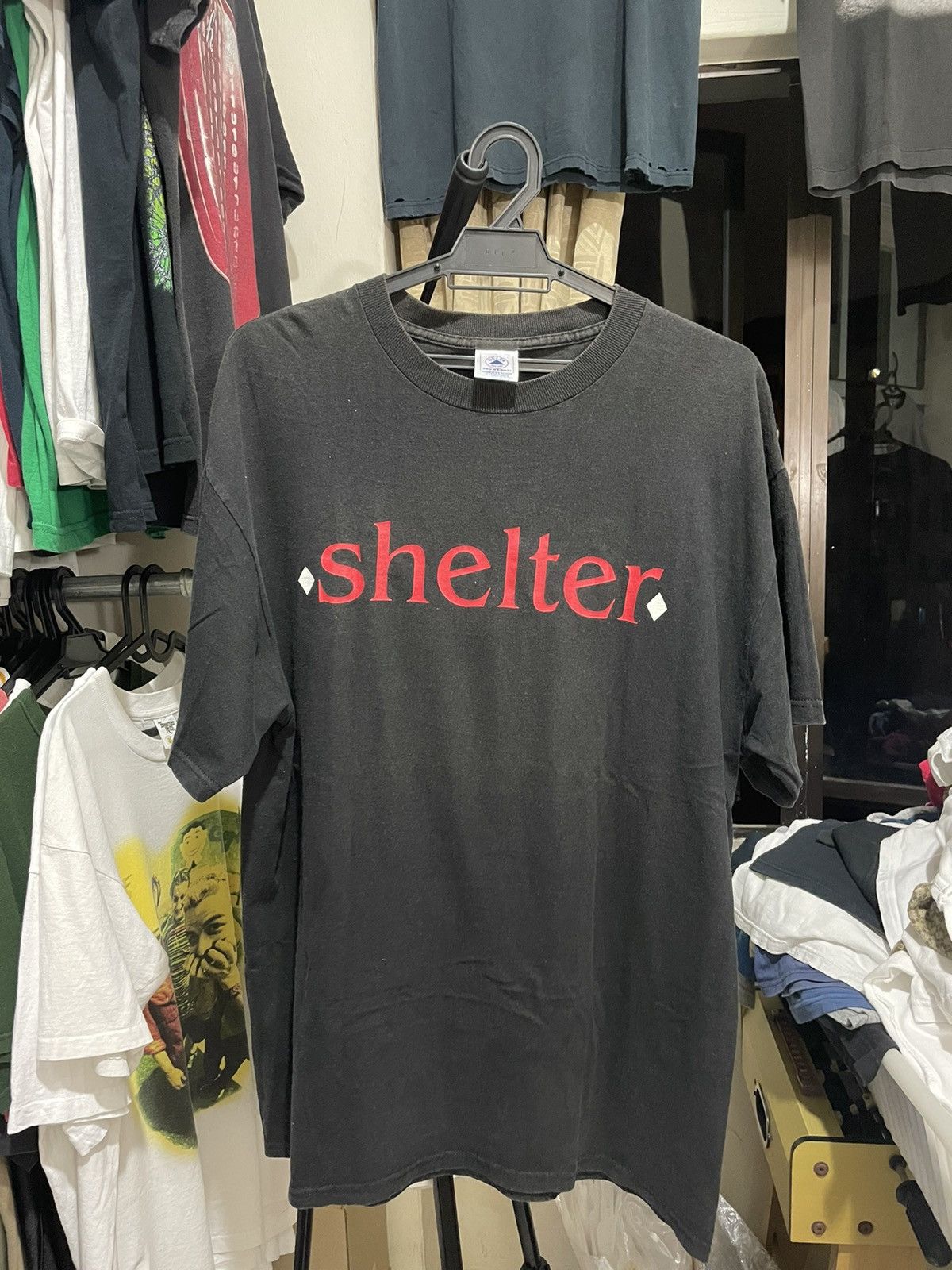Vintage Shelter hardcore band rock tshirt Size US L / EU 52-54 / 3 - 1 Thumbnail