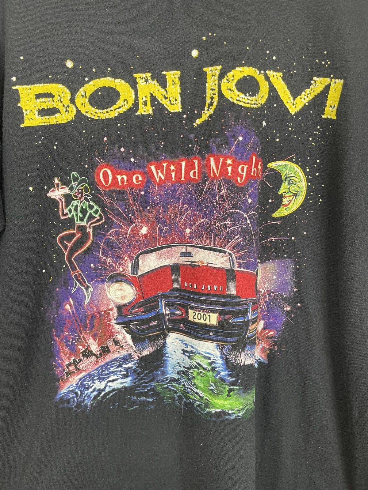 Bon Jovi × Vintage Bon Jovi One Wild Night Tour Tee 2001 | Collectible Vintage Size US M / EU 48-50 / 2 - 5 Thumbnail