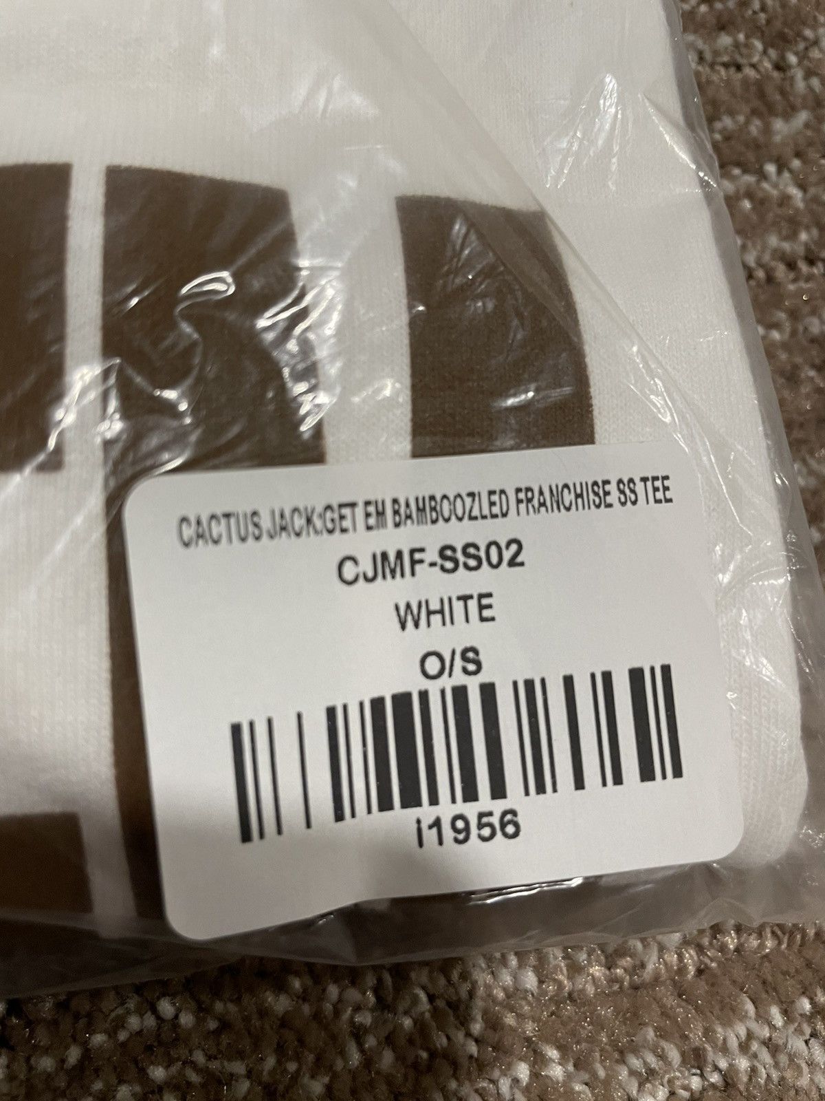 Travis Scott Travis Scott Franchise Promo Tee II Bamboozled White OS Size US M / EU 48-50 / 2 - 3 Thumbnail