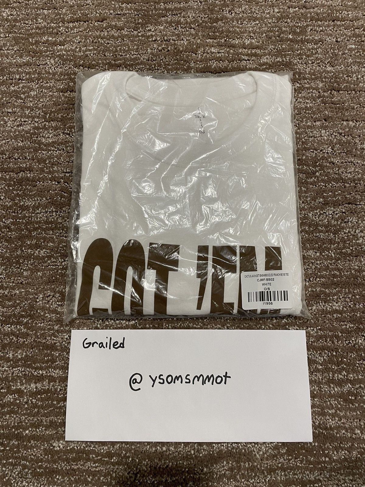 Travis Scott Travis Scott Franchise Promo Tee II Bamboozled White OS Size US M / EU 48-50 / 2 - 1 Thumbnail
