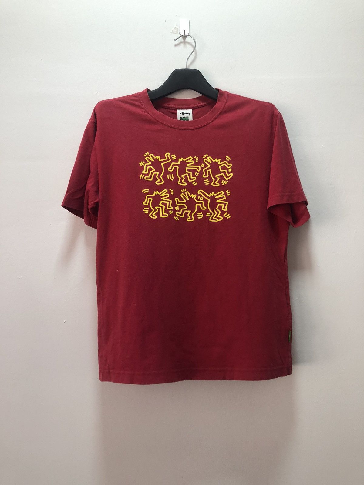 Keith Haring Vintage KEITH HARING T Shirt Red Size US M / EU 48-50 / 2 - 1 Thumbnail