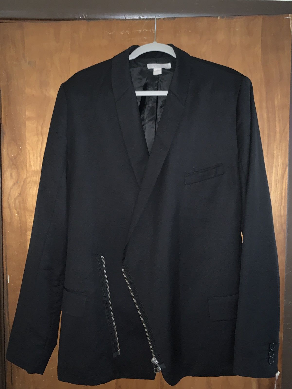 Adidas Blazer W/ Slanted Zip Size 44R - 1 Thumbnail