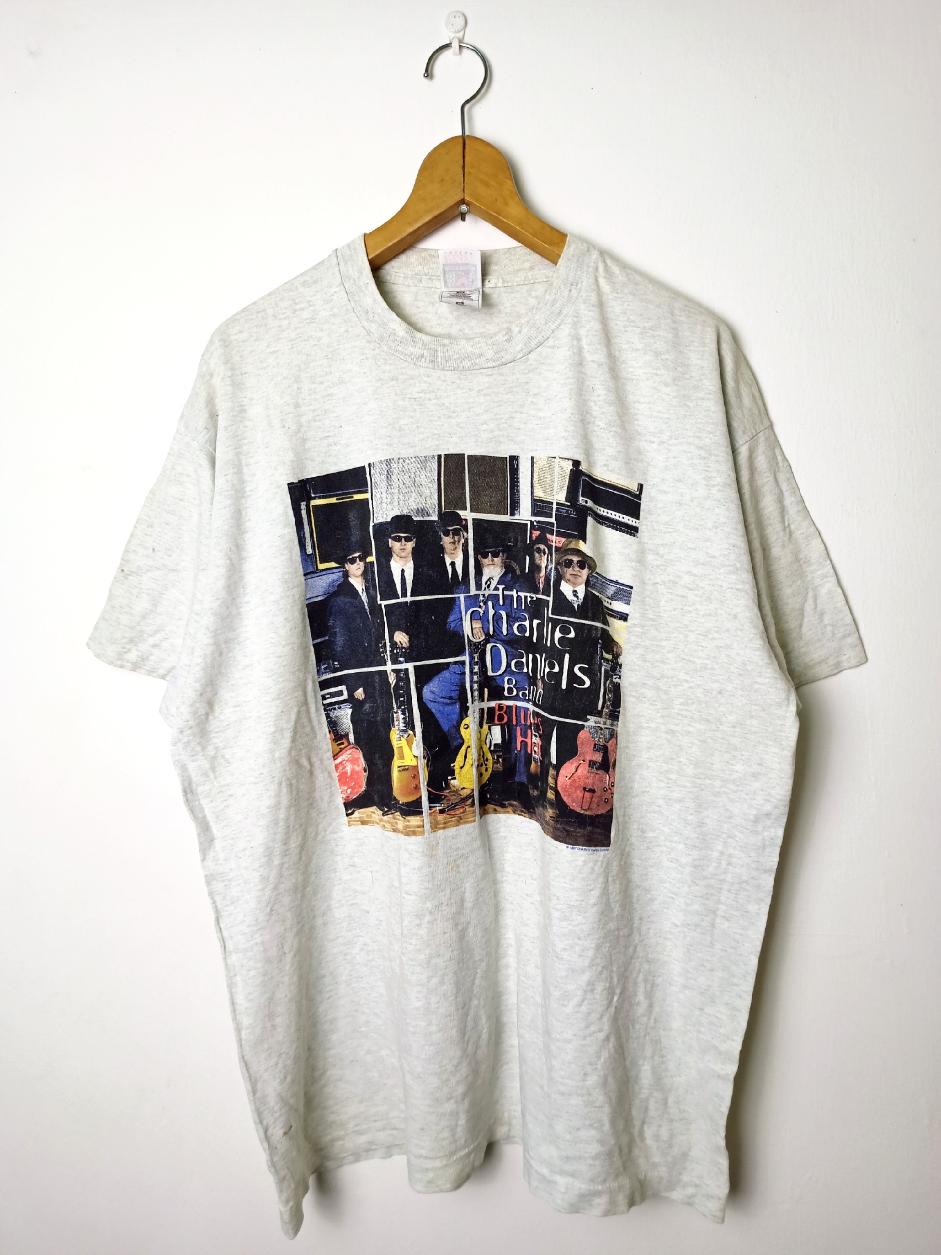 Vintage Vintage 1997 The Charlie Daniels Band Blues Hat Tour Tee | Grailed