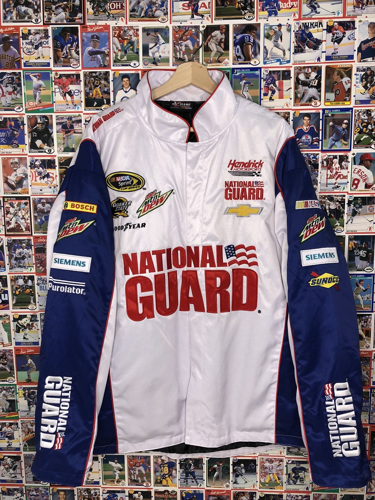 Chase Authentics × NASCAR × Vintage Nascar National Guard Dale Jr Satin ...