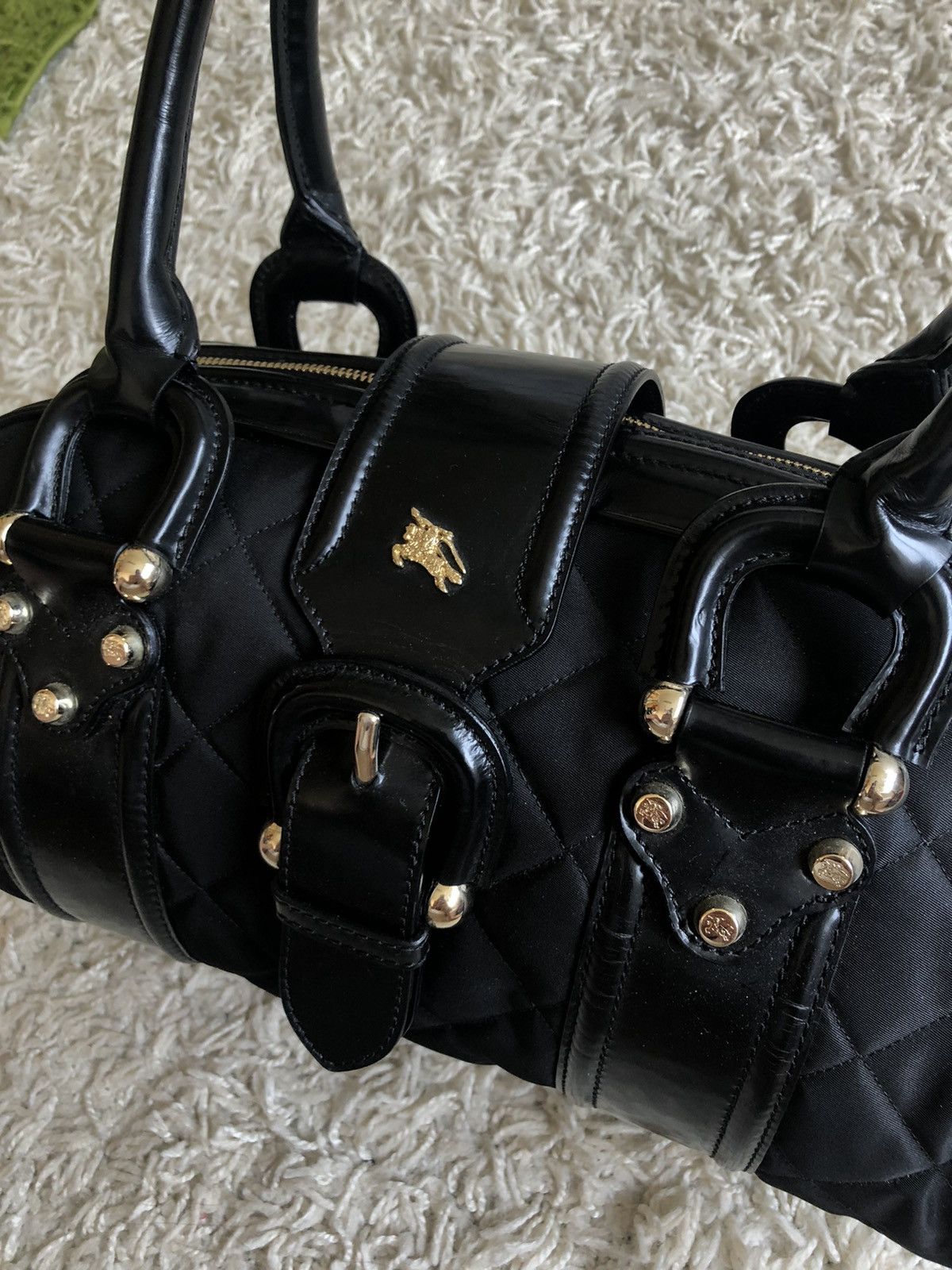 image of Burberry Prorsum X-Large Manor Bag in Black, Men's